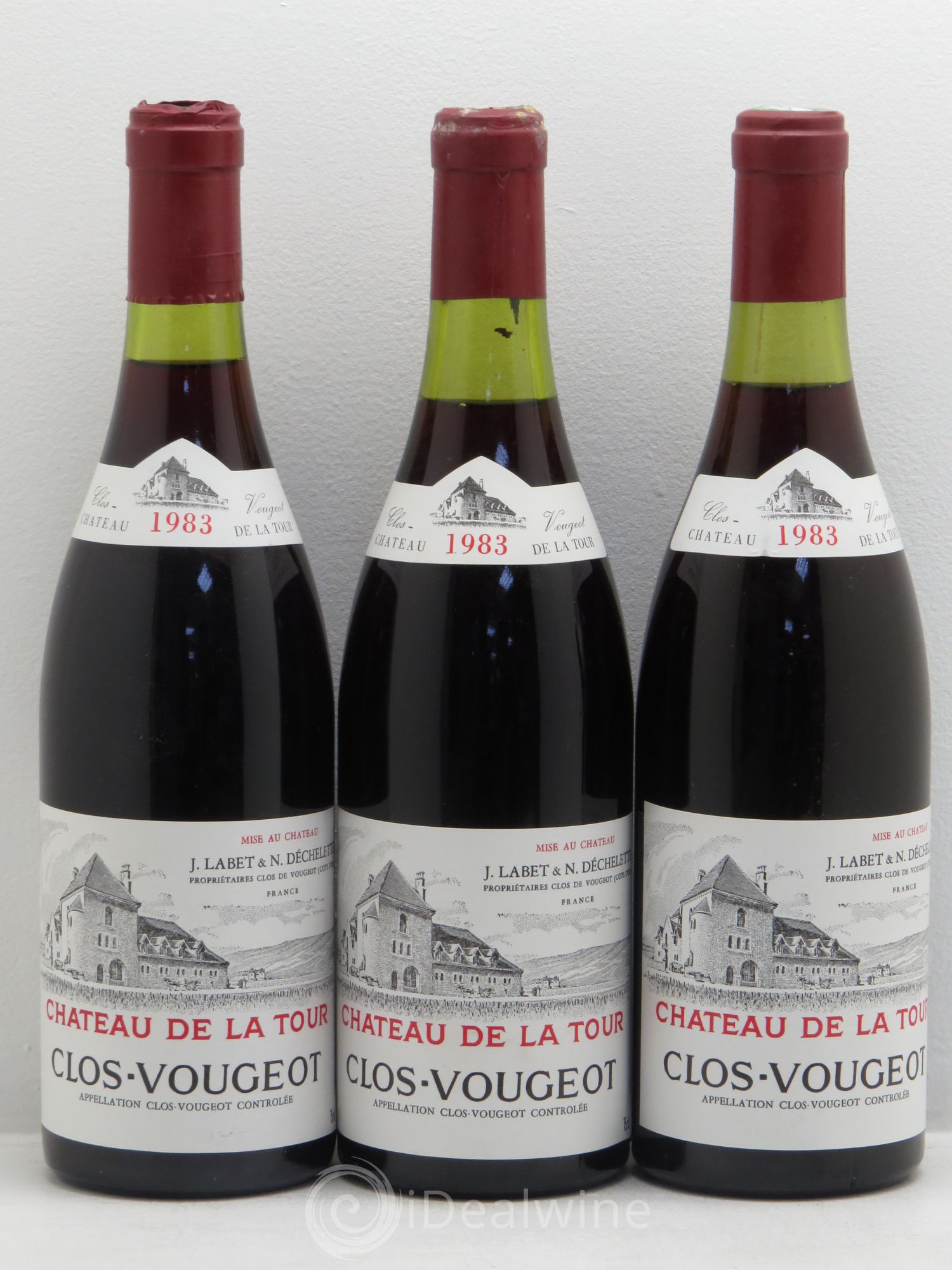 Clos de Vougeot Grand Cru Château de La Tour 1983 - Lot de 12 bouteilles - 4
