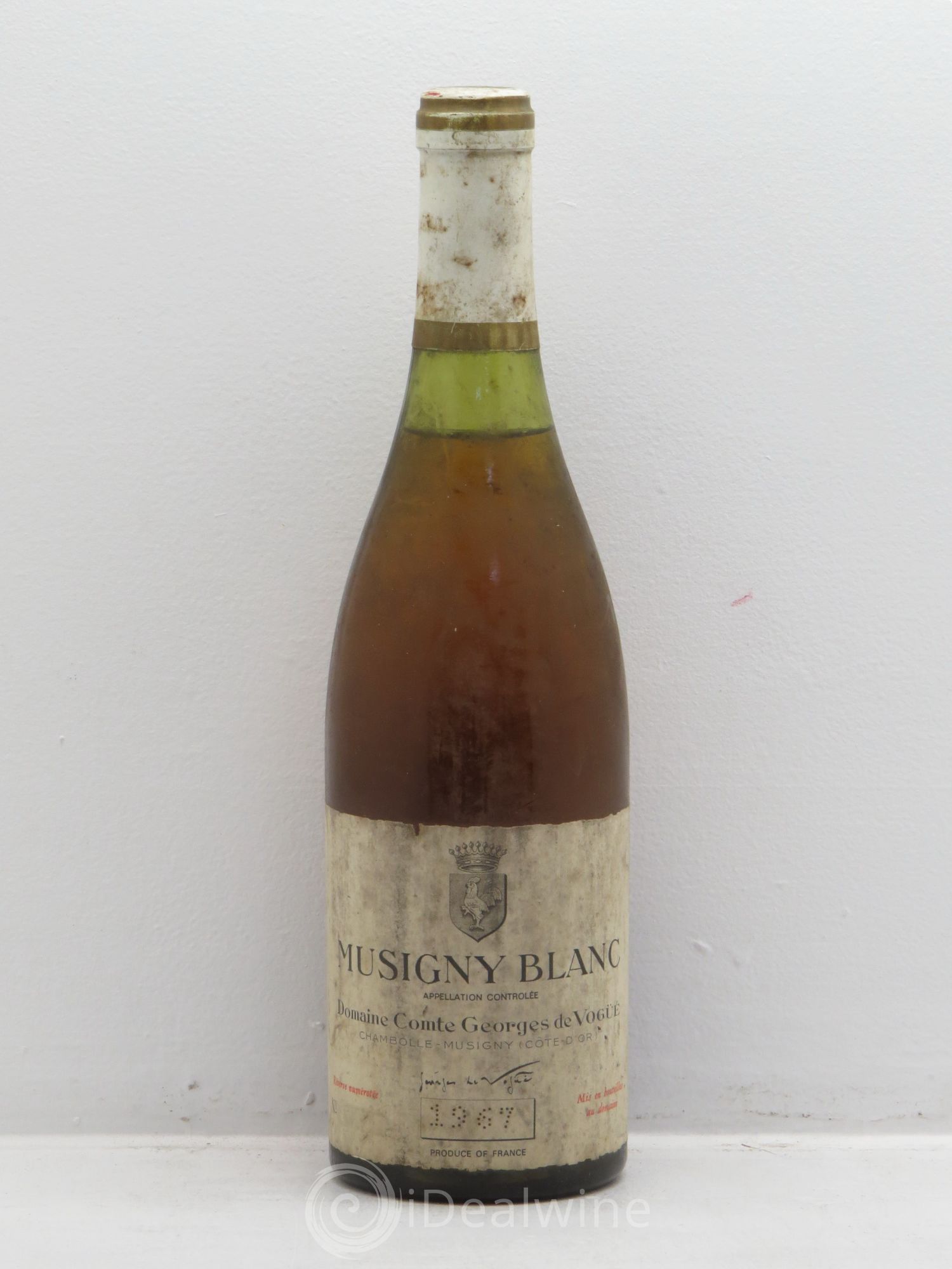 Musigny Grand Cru Comte Georges de Vogüé 1967 - Lot de 1 bouteille - 0