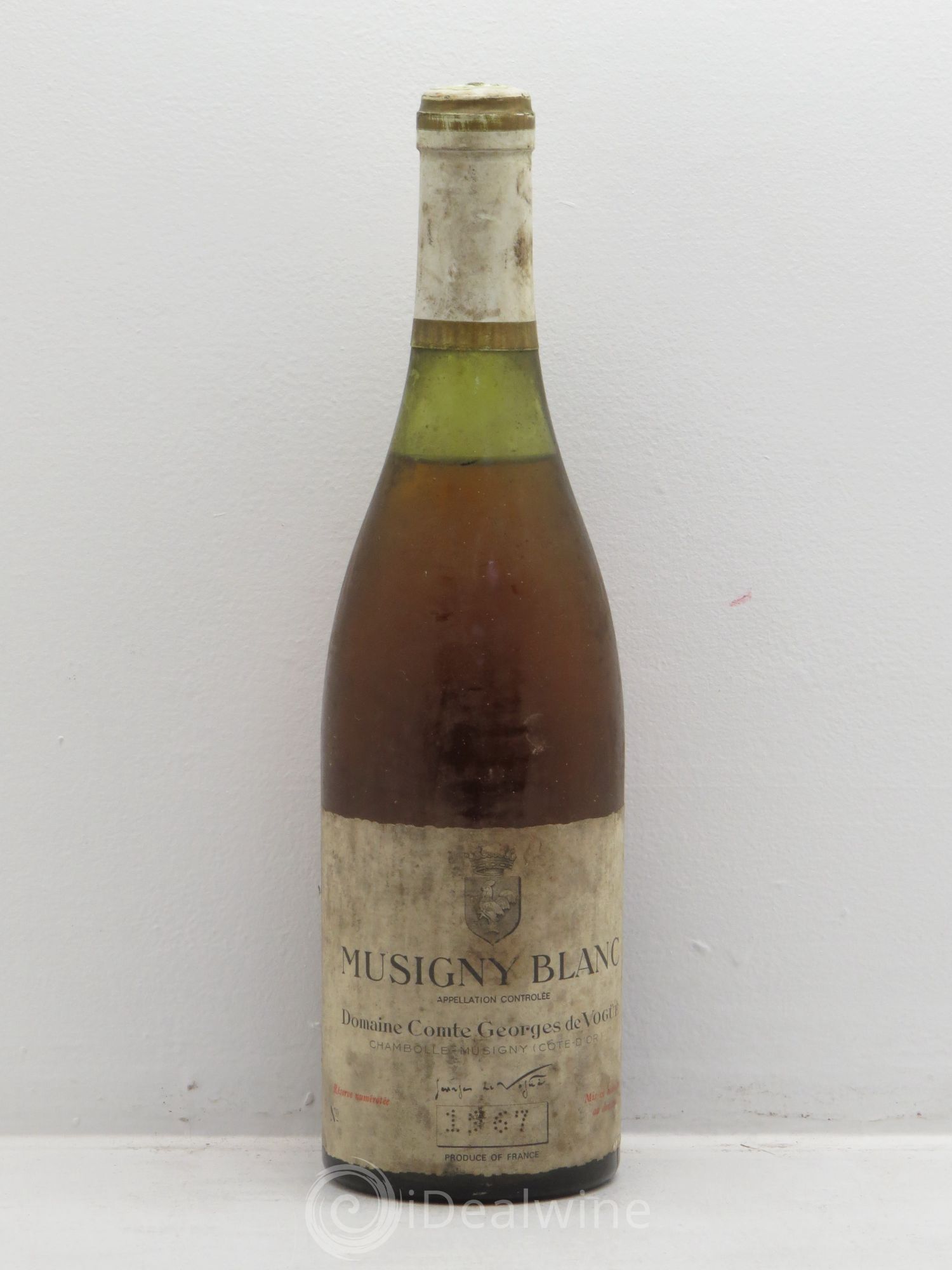 Musigny Grand Cru Comte Georges de Vogüé 1967 - Lot de 1 bouteille - 0
