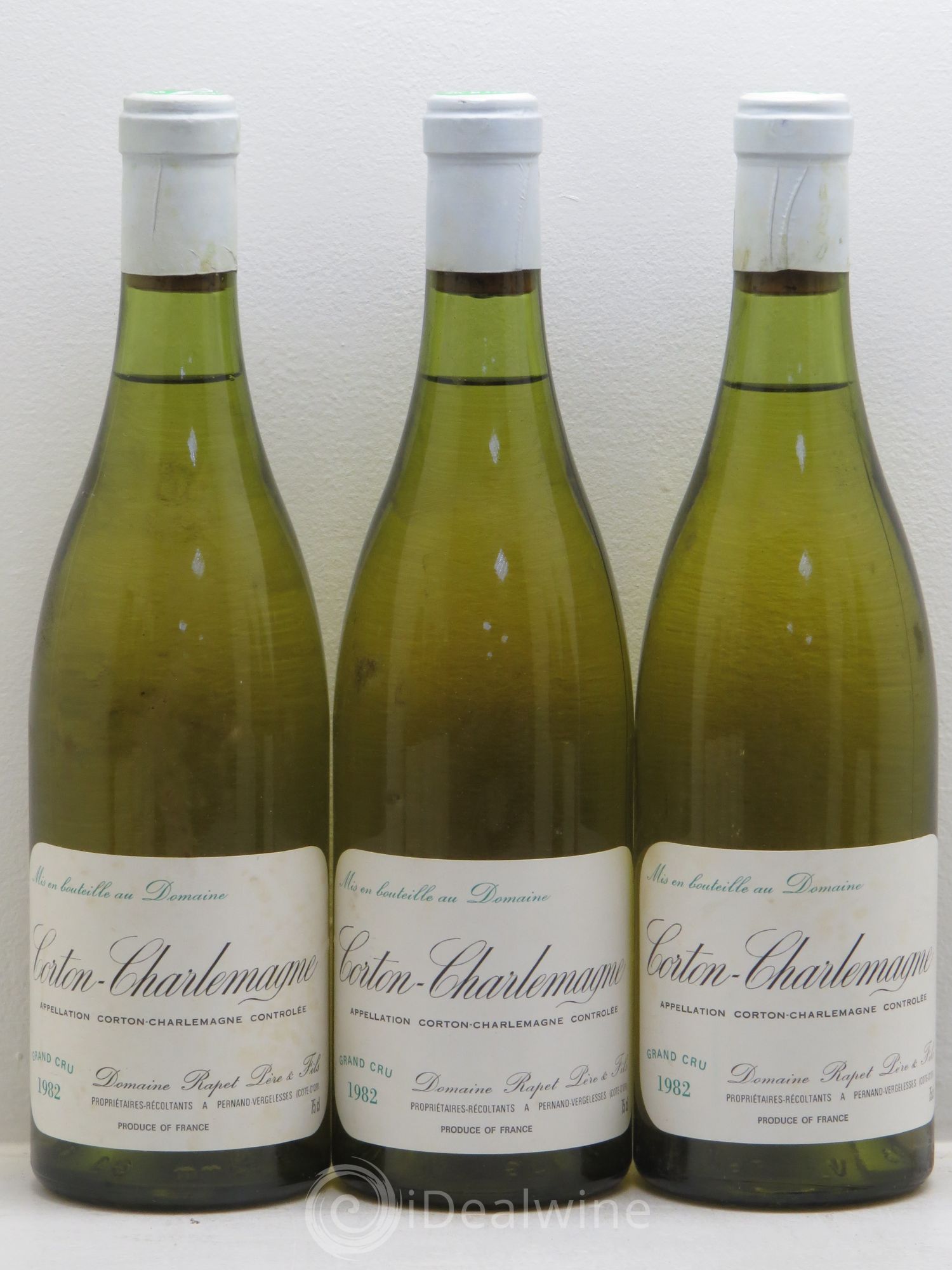 Corton-Charlemagne Grand Cru Rapet Père & Fils 1982 - Lot de 12 bouteilles - 2