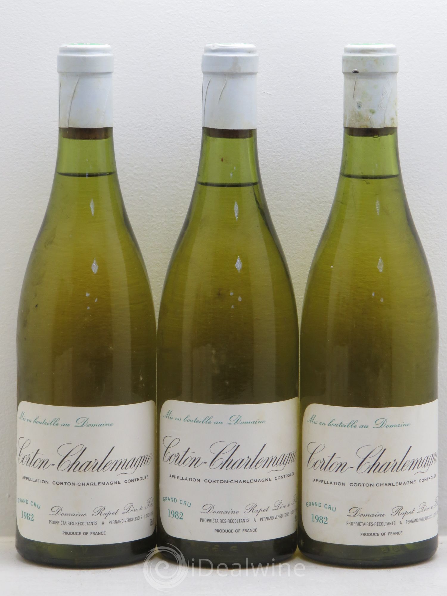 Corton-Charlemagne Grand Cru Rapet Père & Fils 1982 - Lot de 12 bouteilles - 3