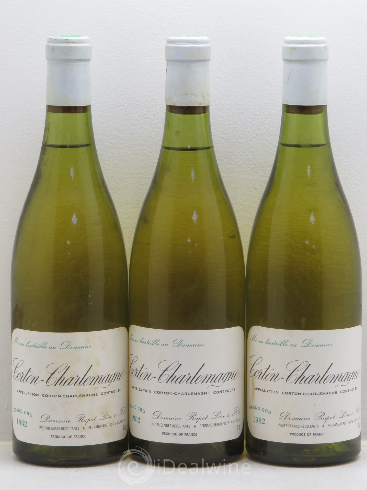 Corton-Charlemagne Grand Cru Rapet Père & Fils 1982 - Lot de 12 bouteilles - 4