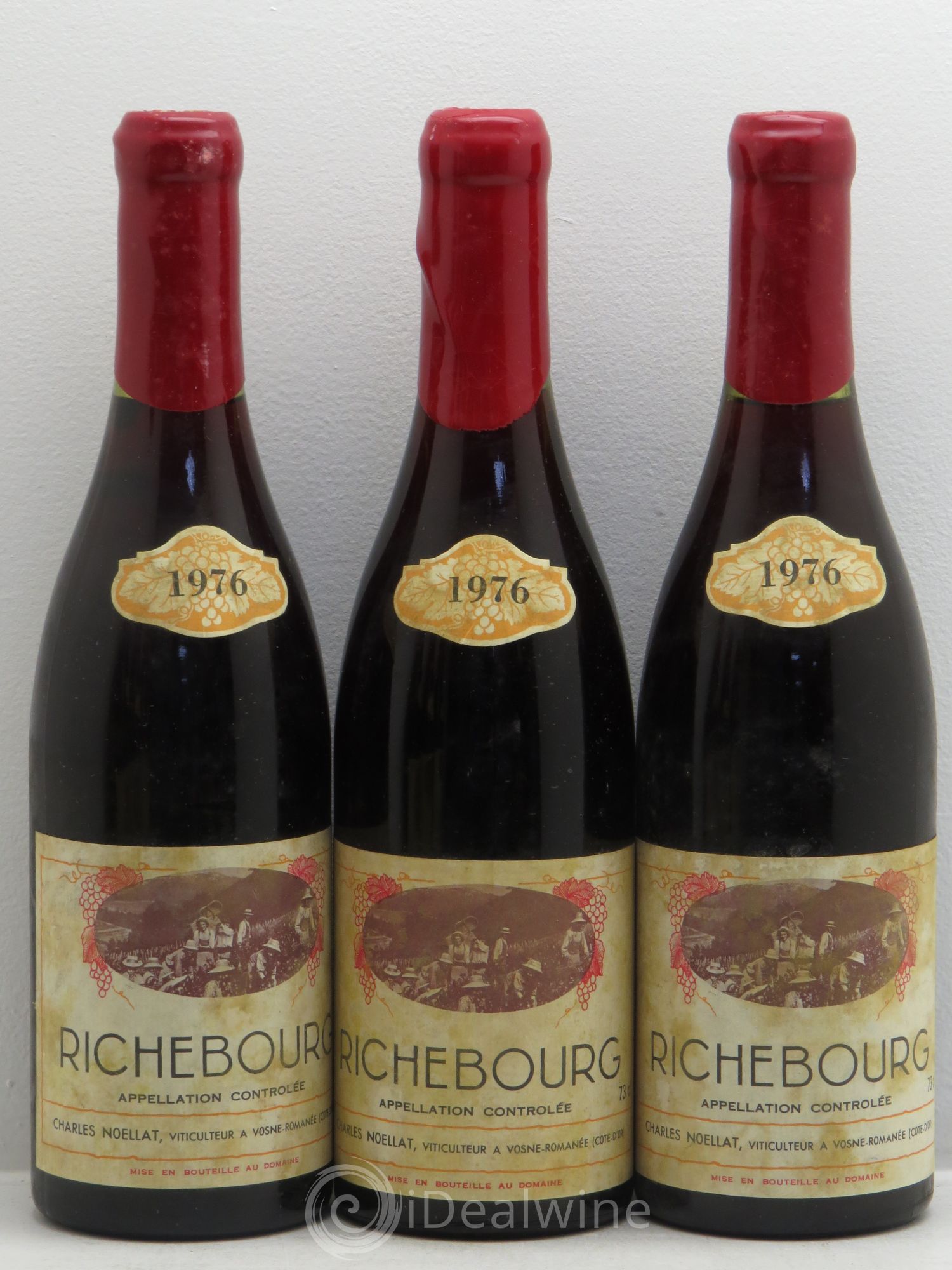 Richebourg Grand Cru Charles Noëllat 1976 - Lot de 6 bouteilles - 1