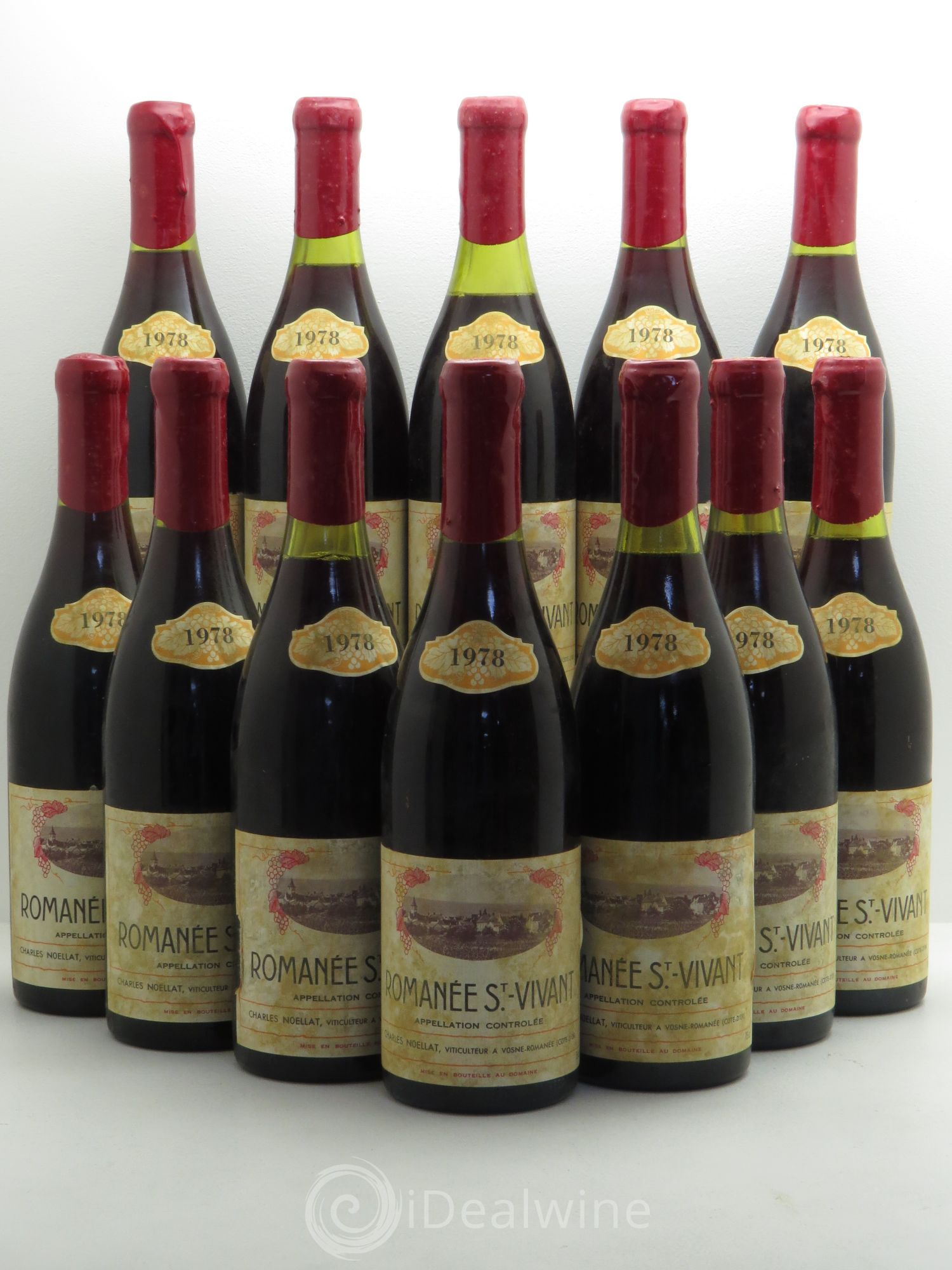Romanée-Saint-Vivant Grand Cru Charles Noëllat 1978 - Lot de 12 bouteilles - 0