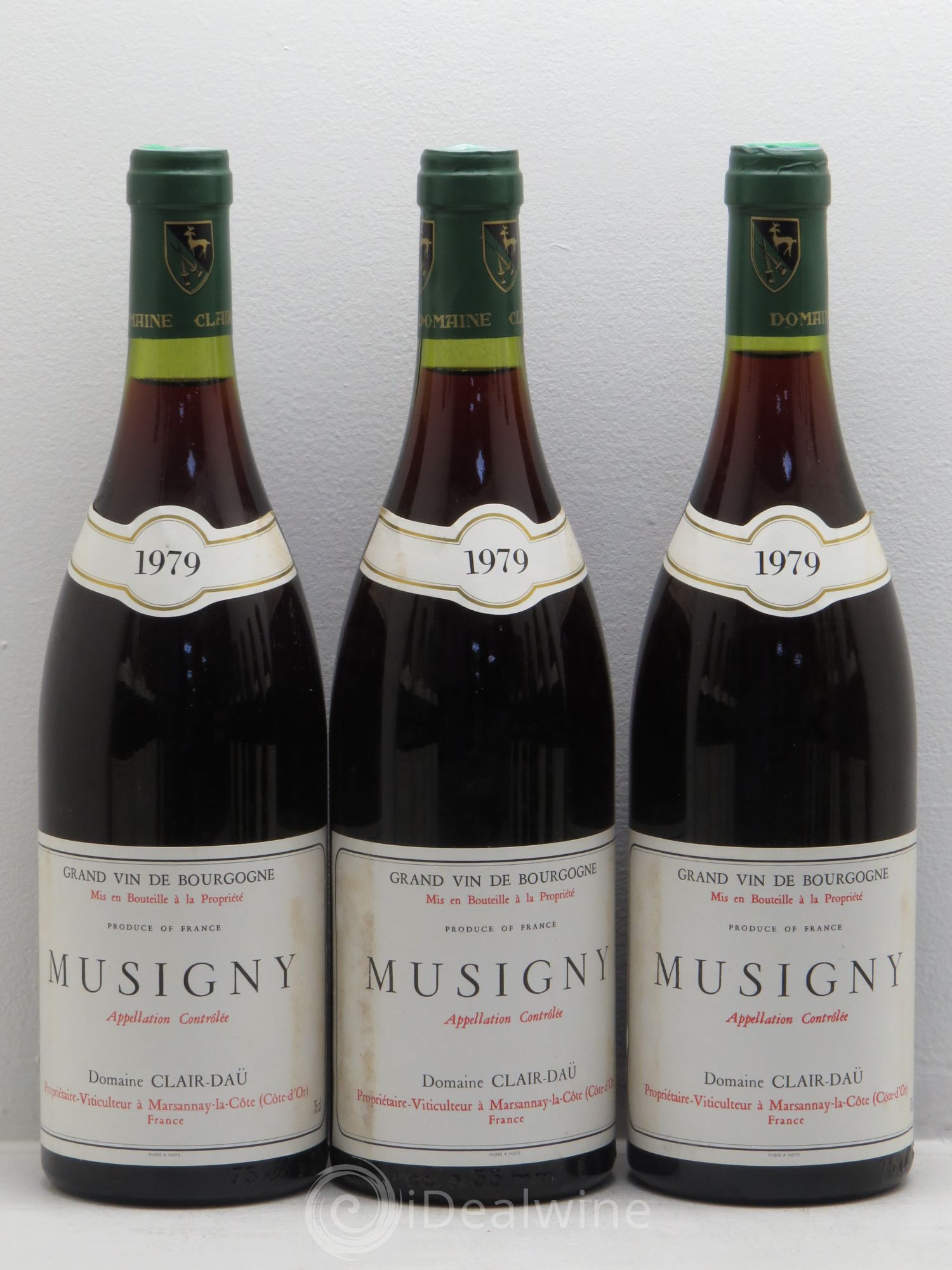 Musigny Grand Cru Clair Daü 1979 - Lot de 12 bouteilles - 1