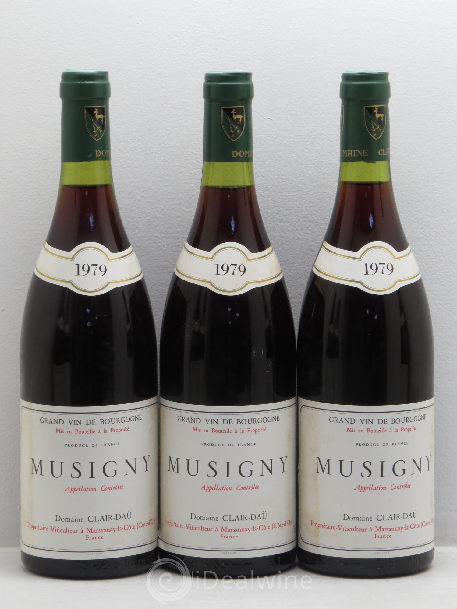 Musigny Grand Cru Clair Daü 1979 - Lot de 12 bouteilles - 3