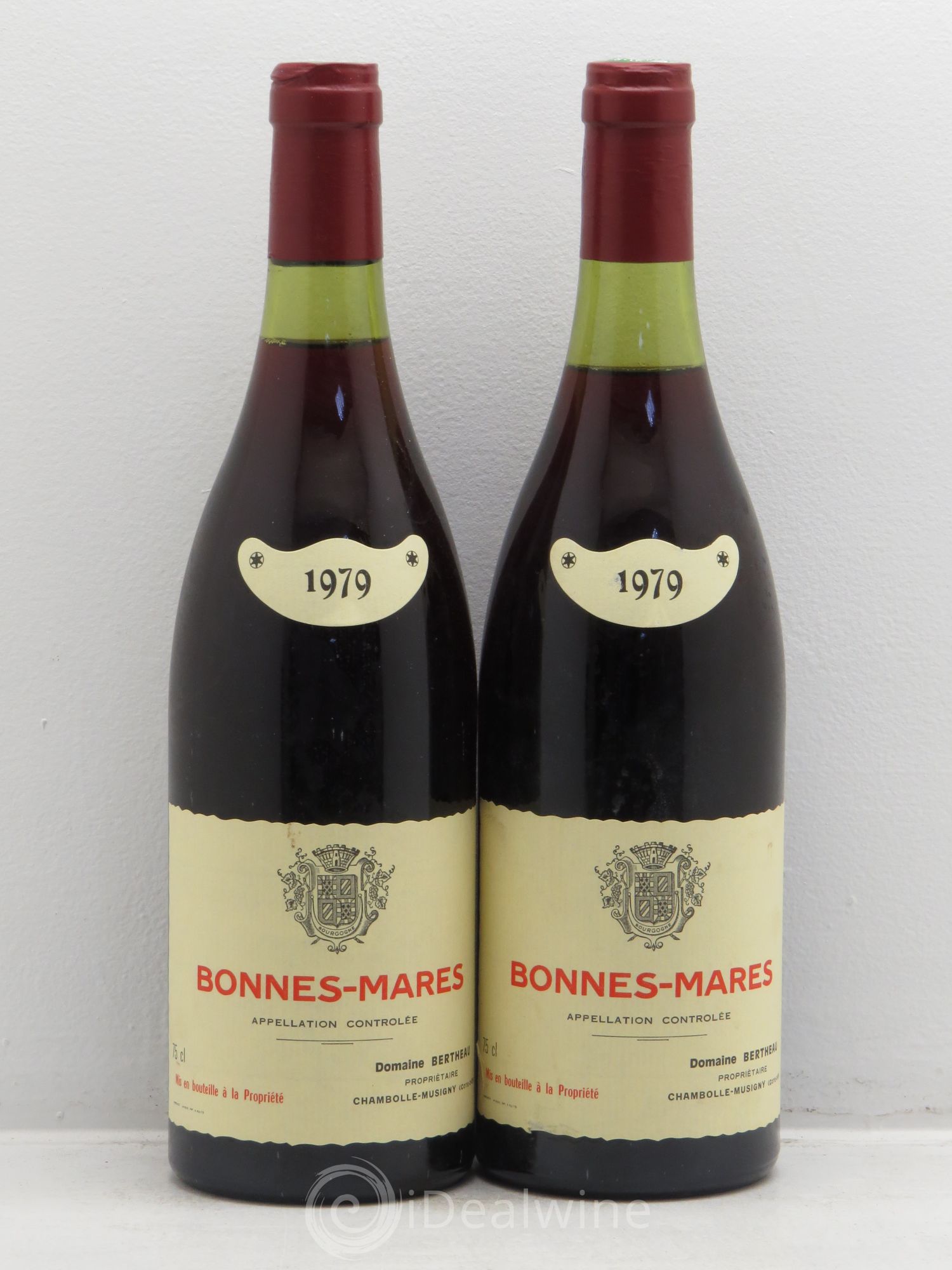 Bonnes-Mares Grand Cru Domaine Bertheau 1979 - Lot de 2 bouteilles - 0