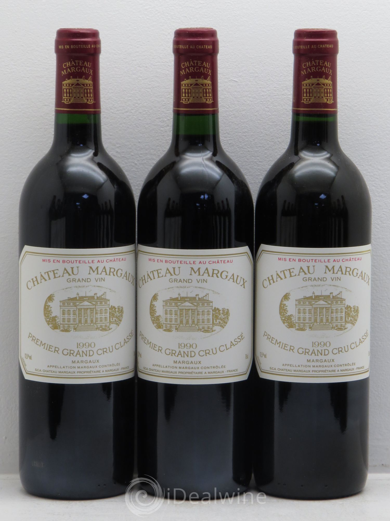 Château Margaux 1er Grand Cru Classé 1990 - Lot de 12 bouteilles - 1