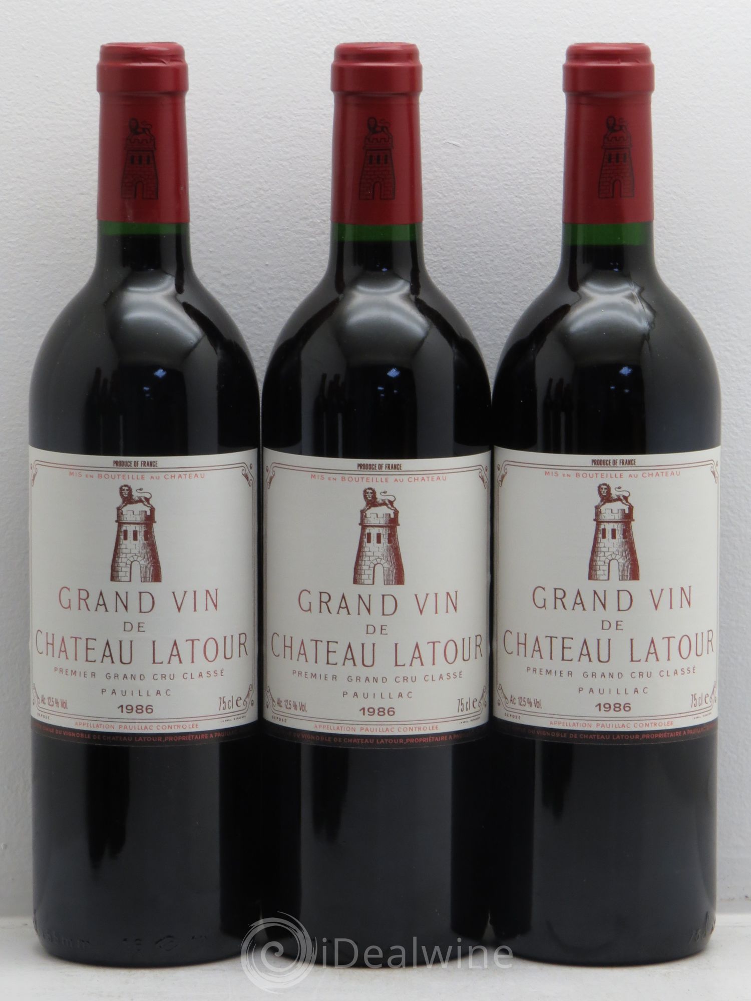 Château Latour 1er Grand Cru Classé 1986 - Lot de 12 bouteilles - 2