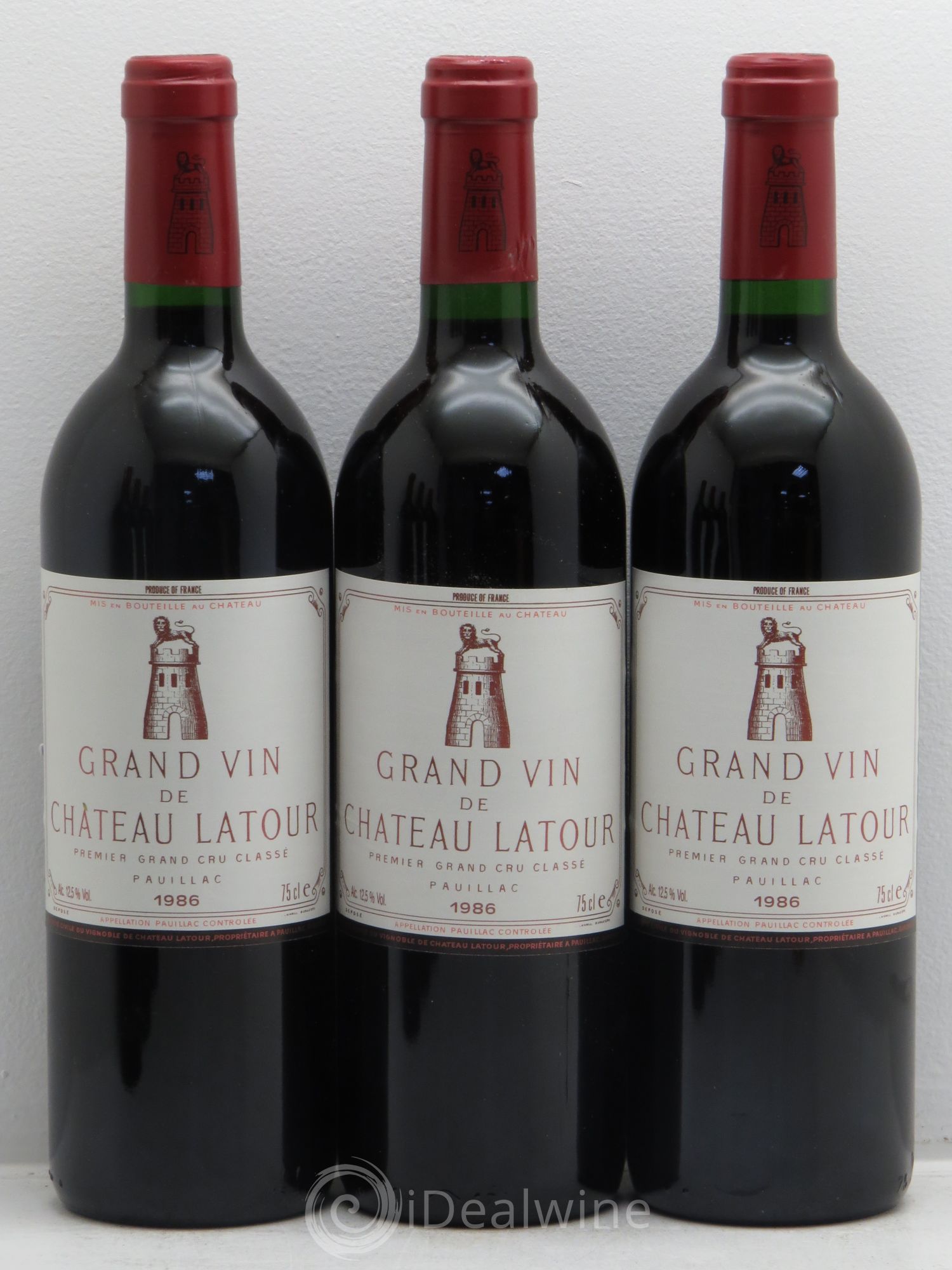 Château Latour 1er Grand Cru Classé 1986 - Lot de 12 bouteilles - 3