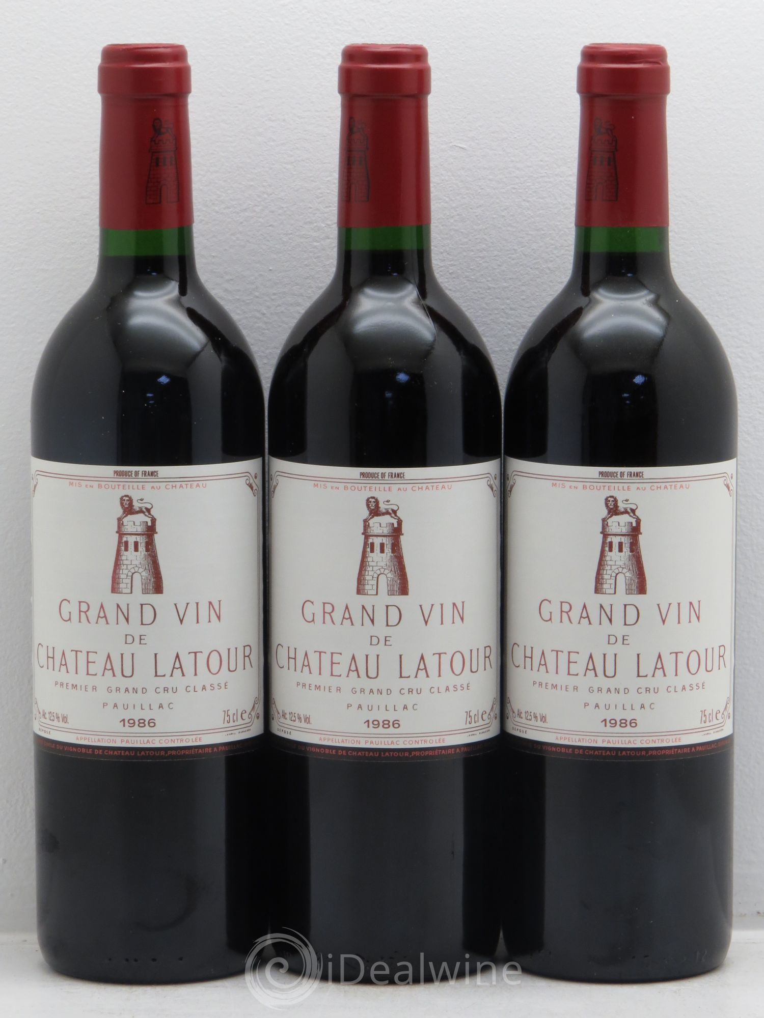 Château Latour 1er Grand Cru Classé 1986 - Lot de 12 bouteilles - 4