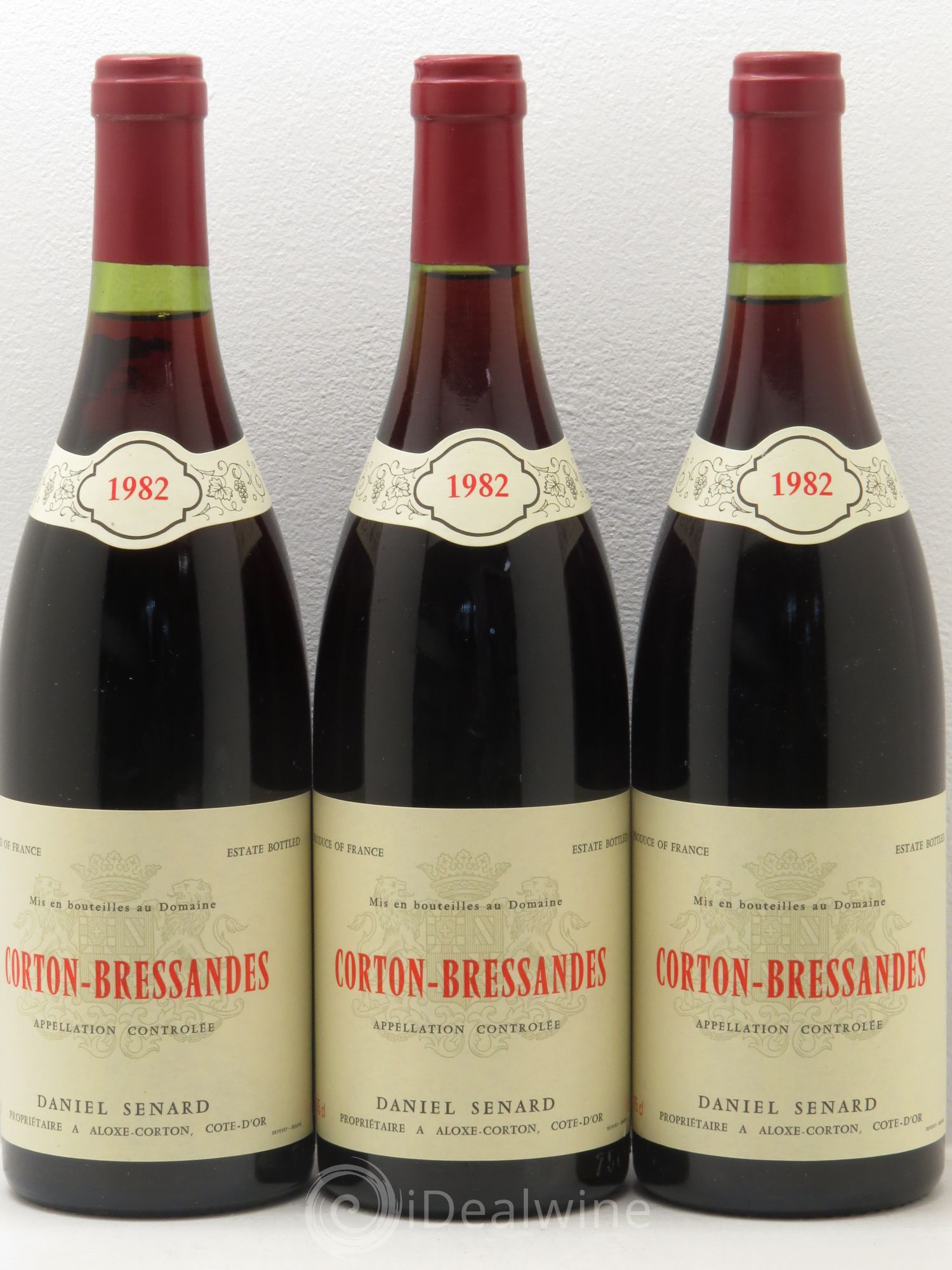 Corton Grand Cru 1982 - Lot de 3 bouteilles - 0