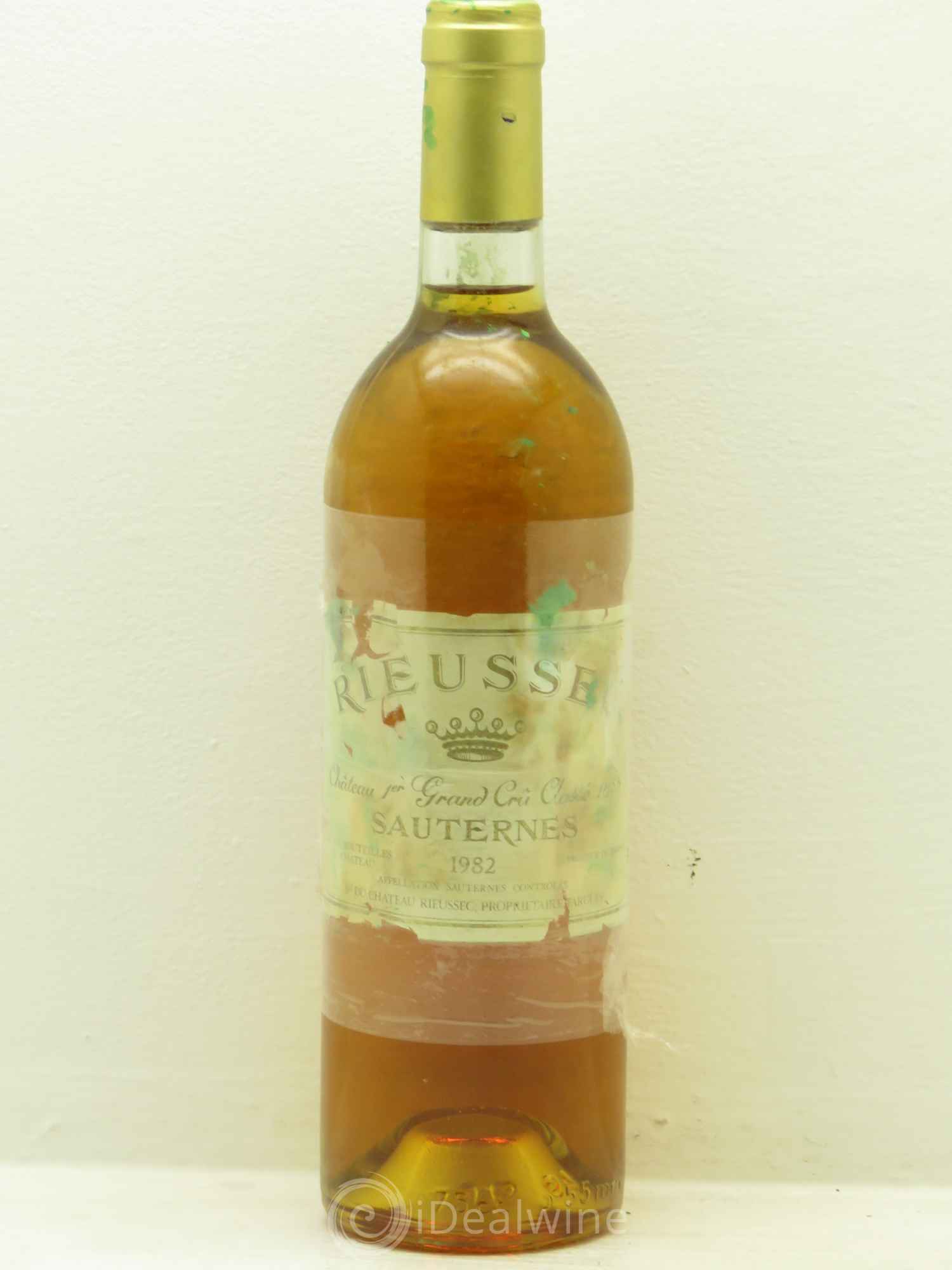 Château Rieussec 1er Grand Cru Classé 1982 - Posten von 1 Flasche - 0