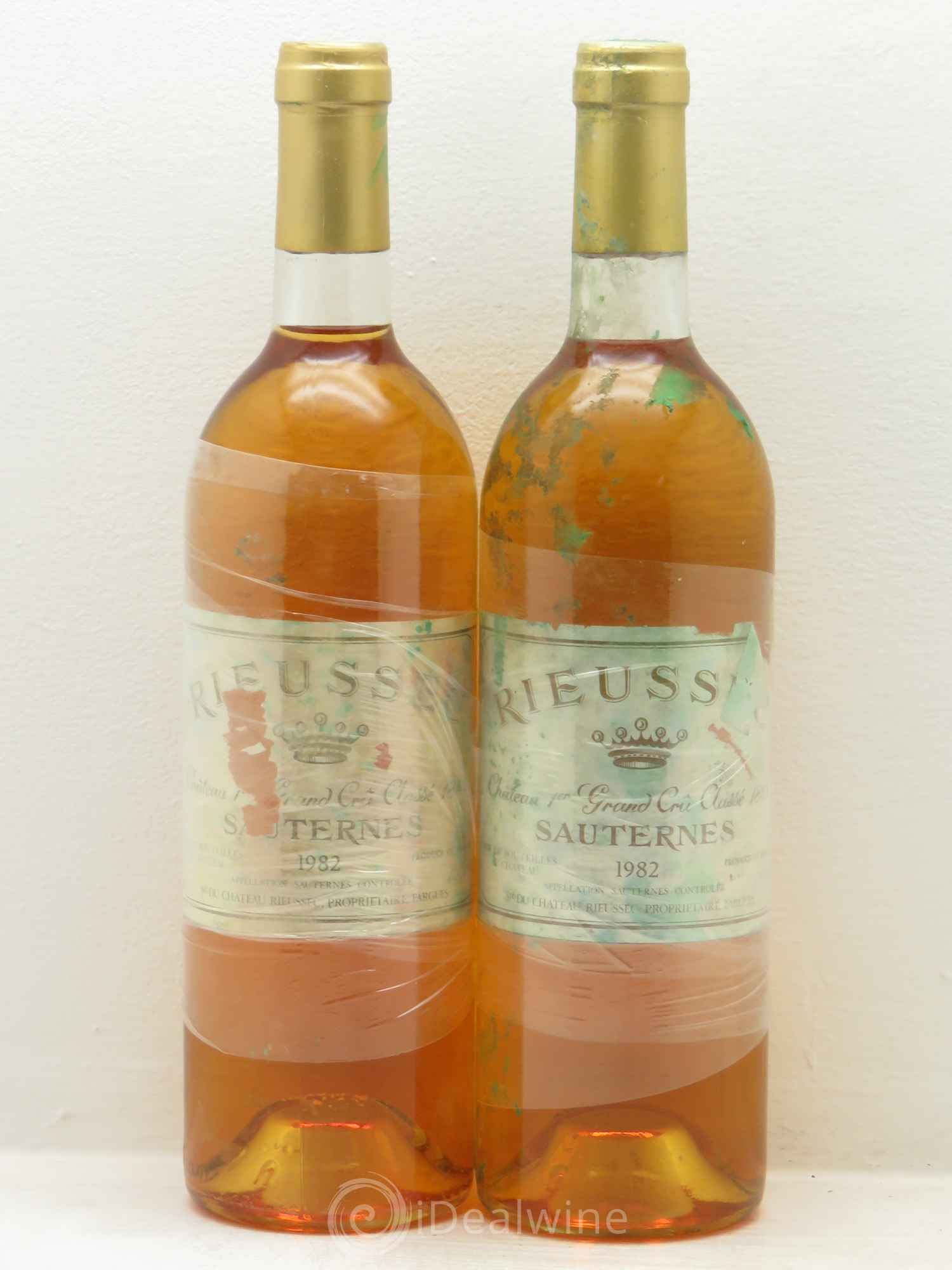Château Rieussec 1er Grand Cru Classé 1982 - Lotto di 2 bottiglie - 0