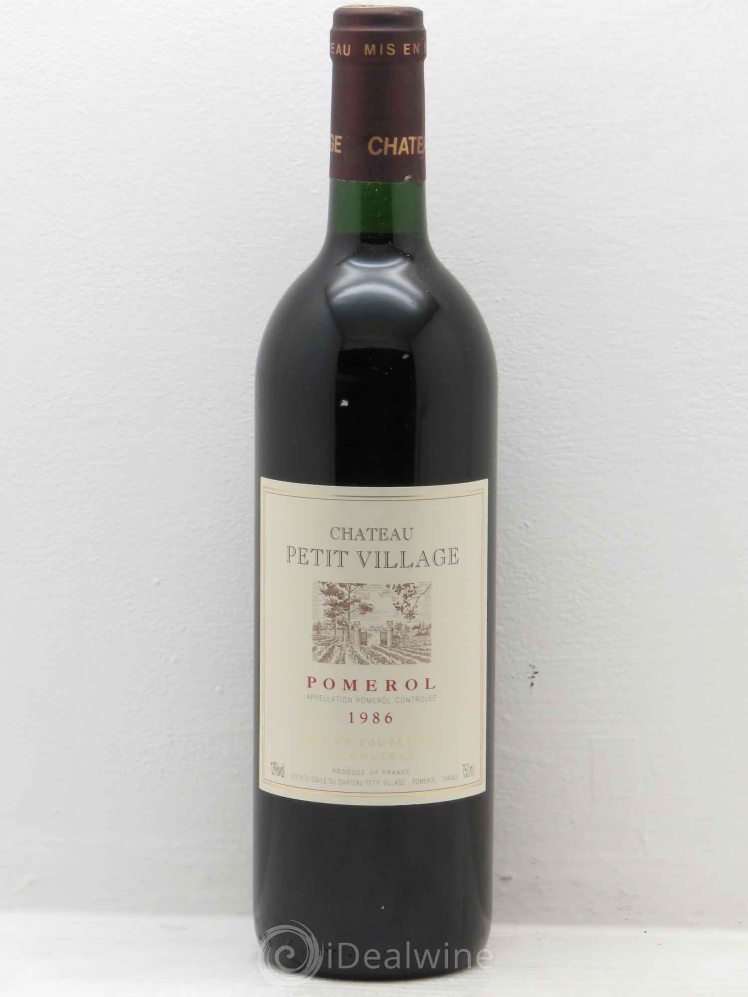 Château Petit Village 1986 - Lot de 6 bouteilles - 0
