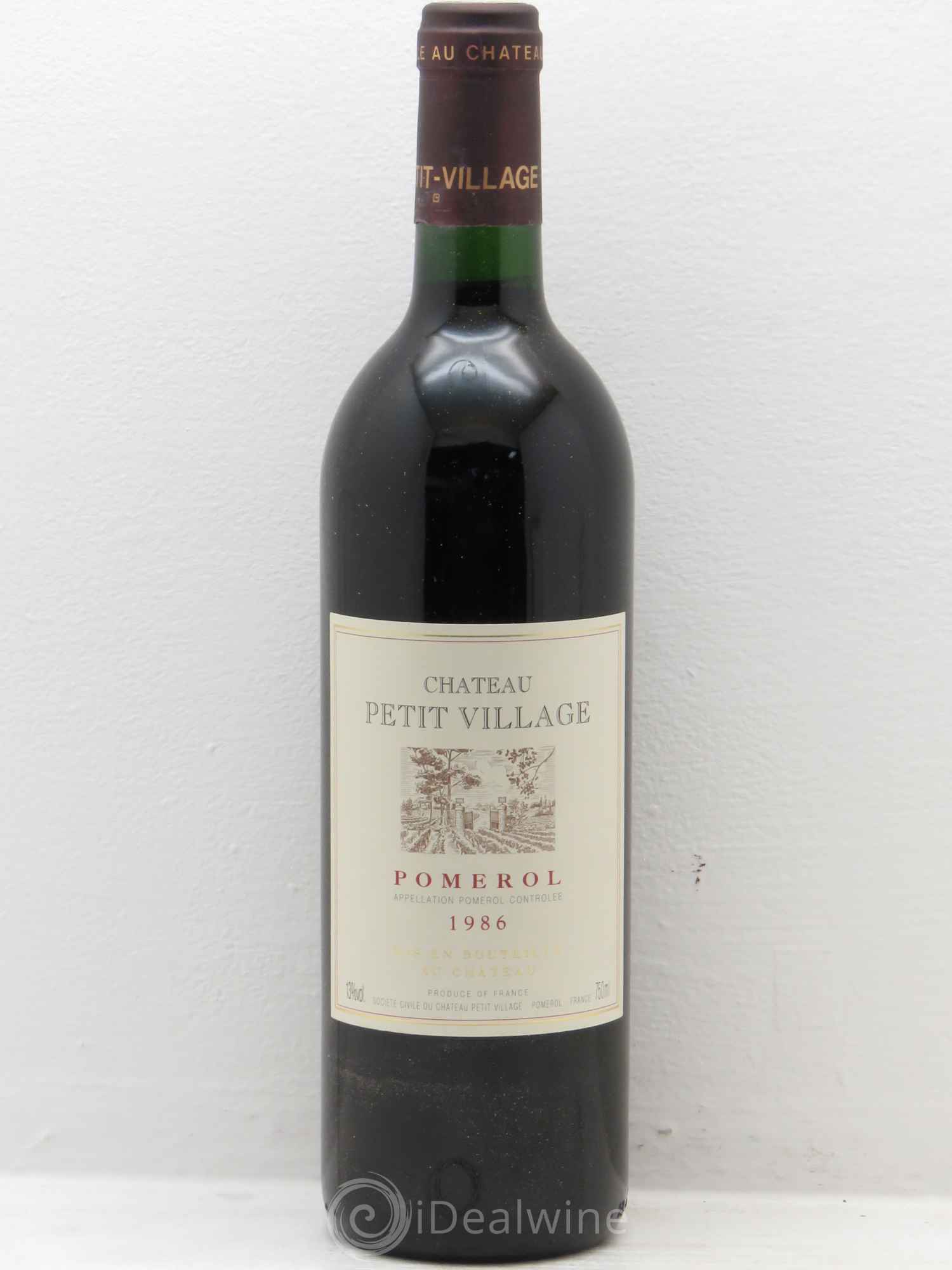 Château Petit Village 1986 - Lot de 1 bouteille - 0