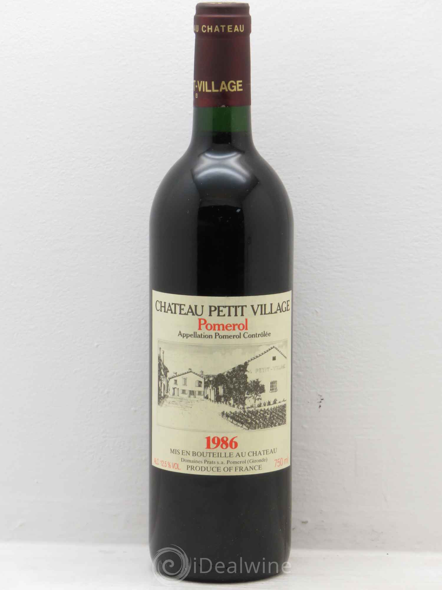 Château Petit Village 1986 - Lot de 1 bouteille - 0