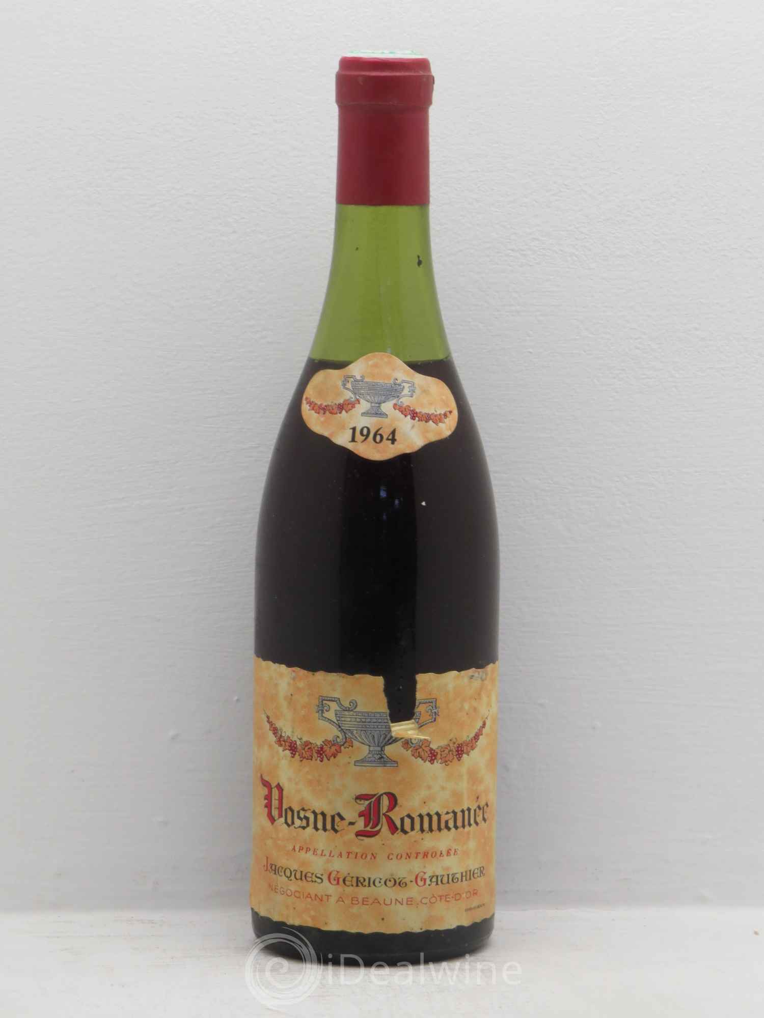 Vosne-Romanée Jacques Géricot-Gauthier 1964 - Lot de 1 bouteille - 0