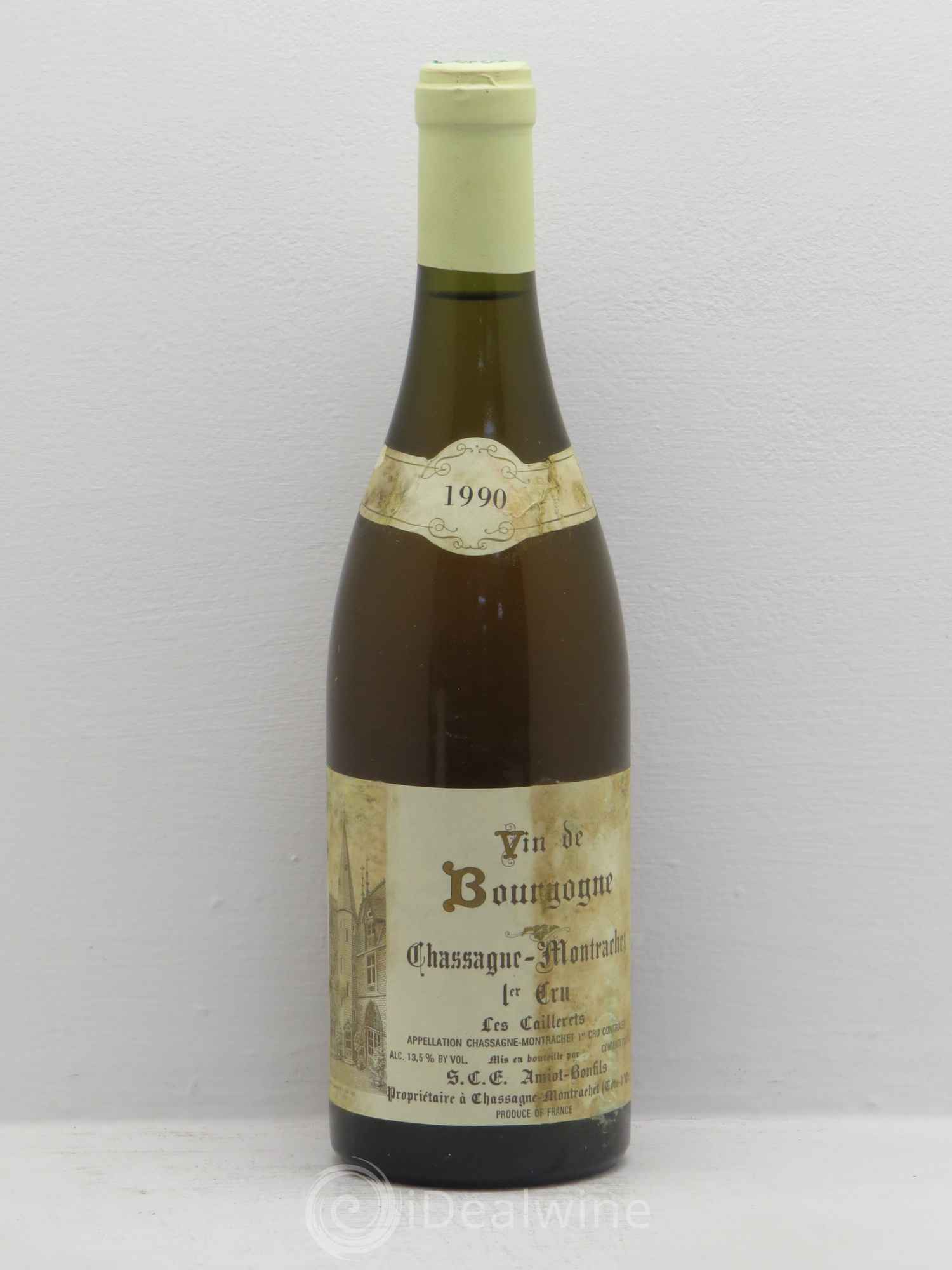 Chassagne-Montrachet 1er Cru Domaine Amiot-Bonfils 1990 - Posten von 1 Flasche - 0