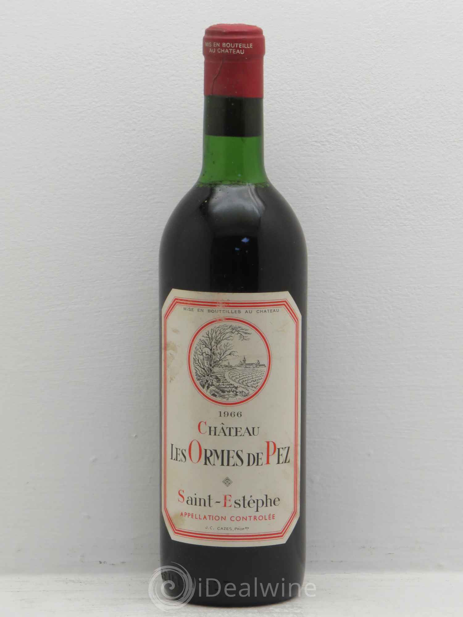 Château les Ormes de Pez 1966 - Lot de 1 bouteille - 0