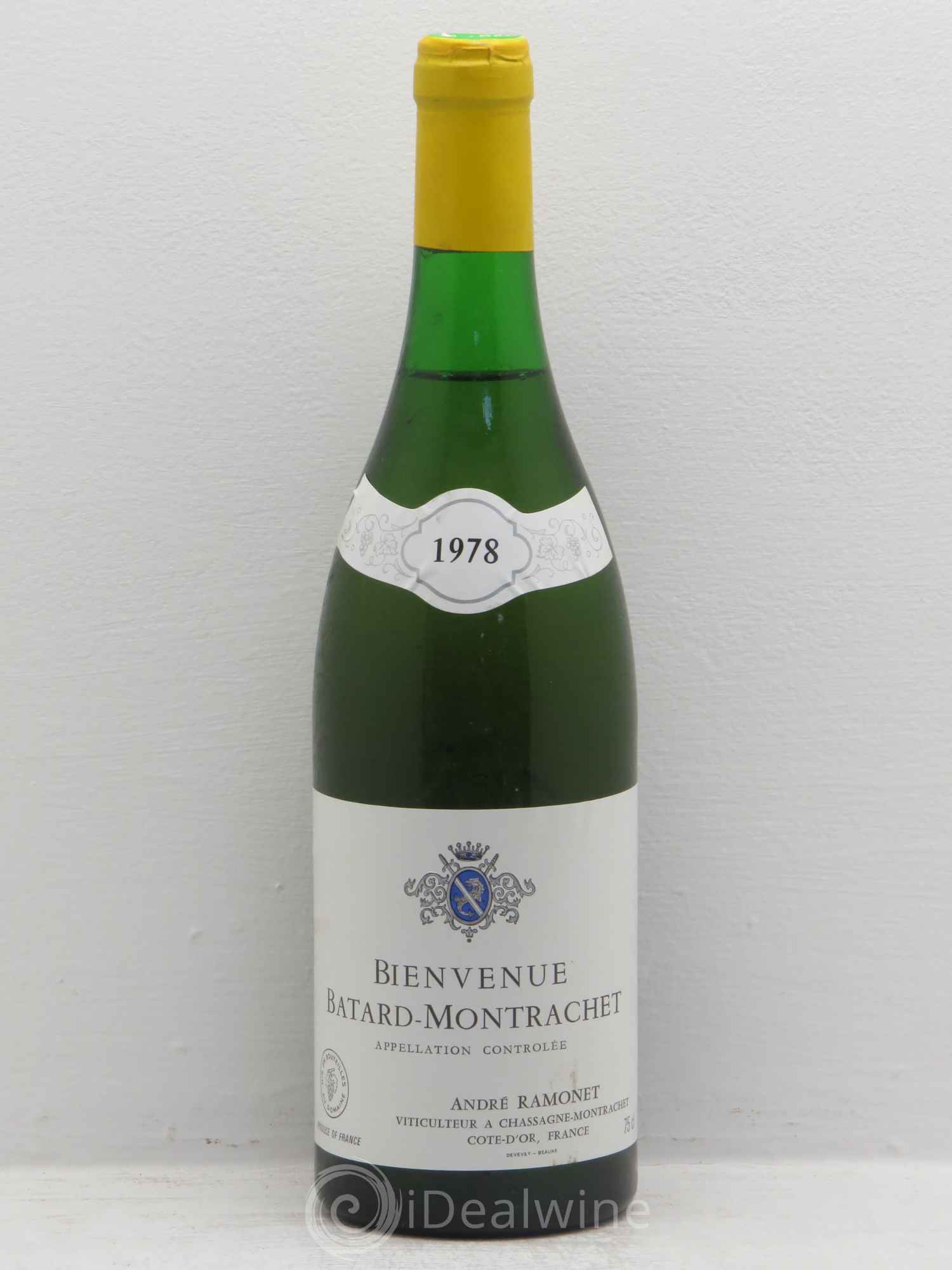 Bienvenues-Bâtard-Montrachet Grand Cru André Ramonet 1978 - Lot de 1 bouteille - 0