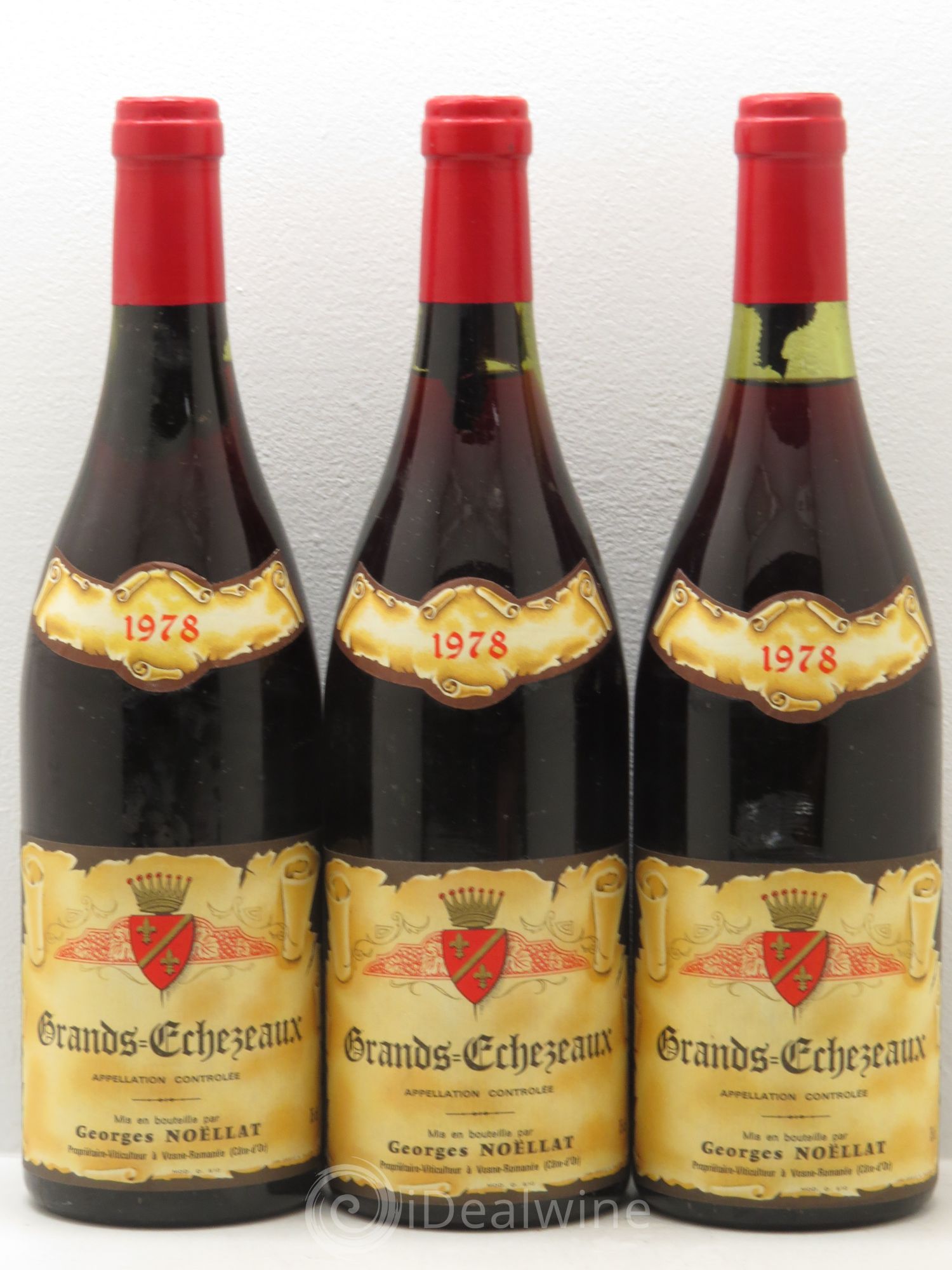 Grands-Echezeaux Grand Cru Domaine Georges Noellat 1978 - Lot de 3 bouteilles - 0