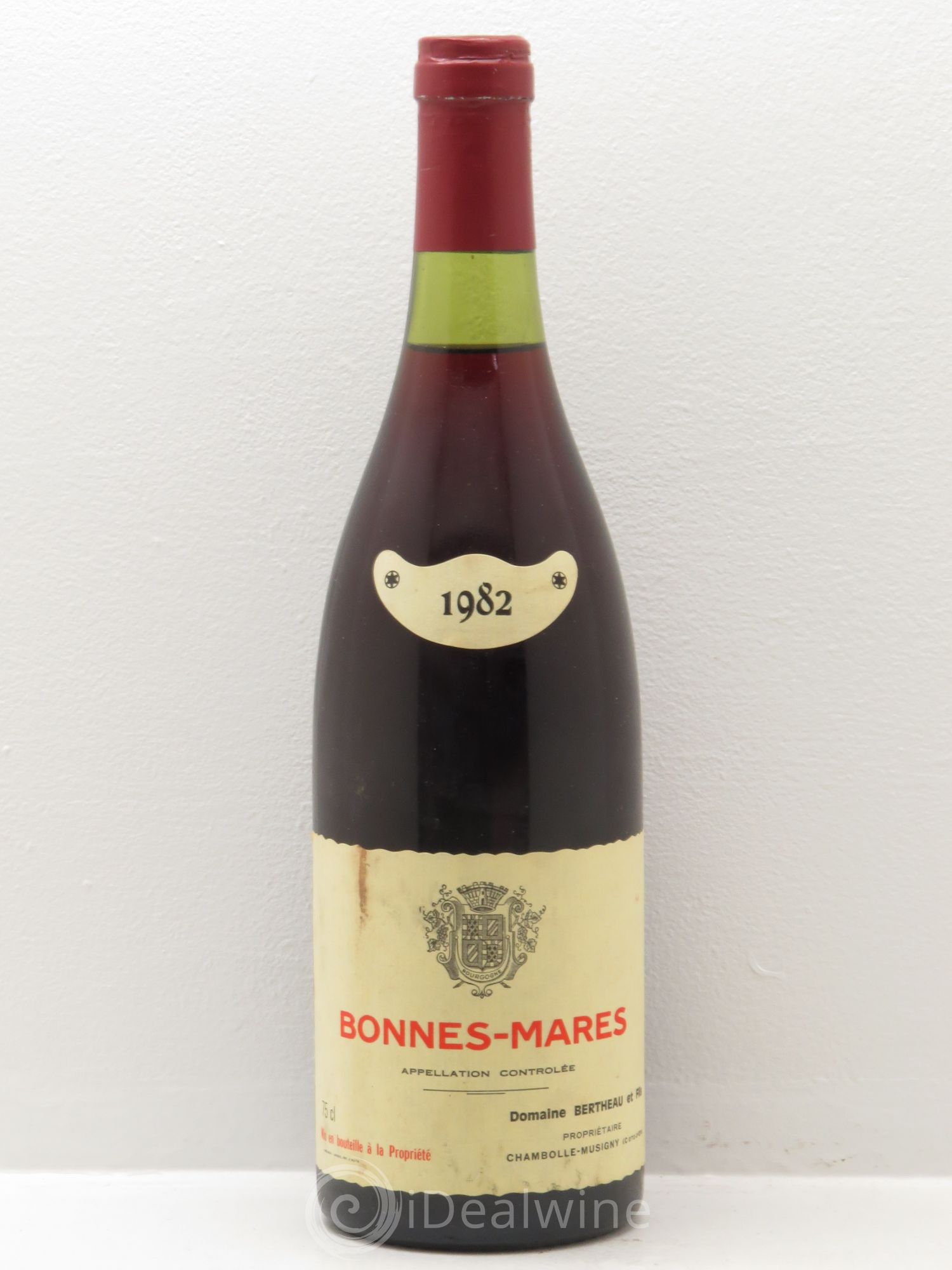 Bonnes-Mares Grand Cru Domaine Bertheau 1982 - Lot de 6 bouteilles - 0
