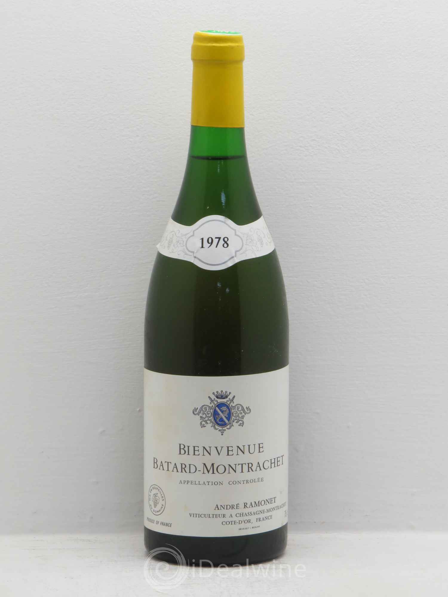 Bienvenues-Bâtard-Montrachet Grand Cru André Ramonet 1978 - Lot de 1 bouteille - 0
