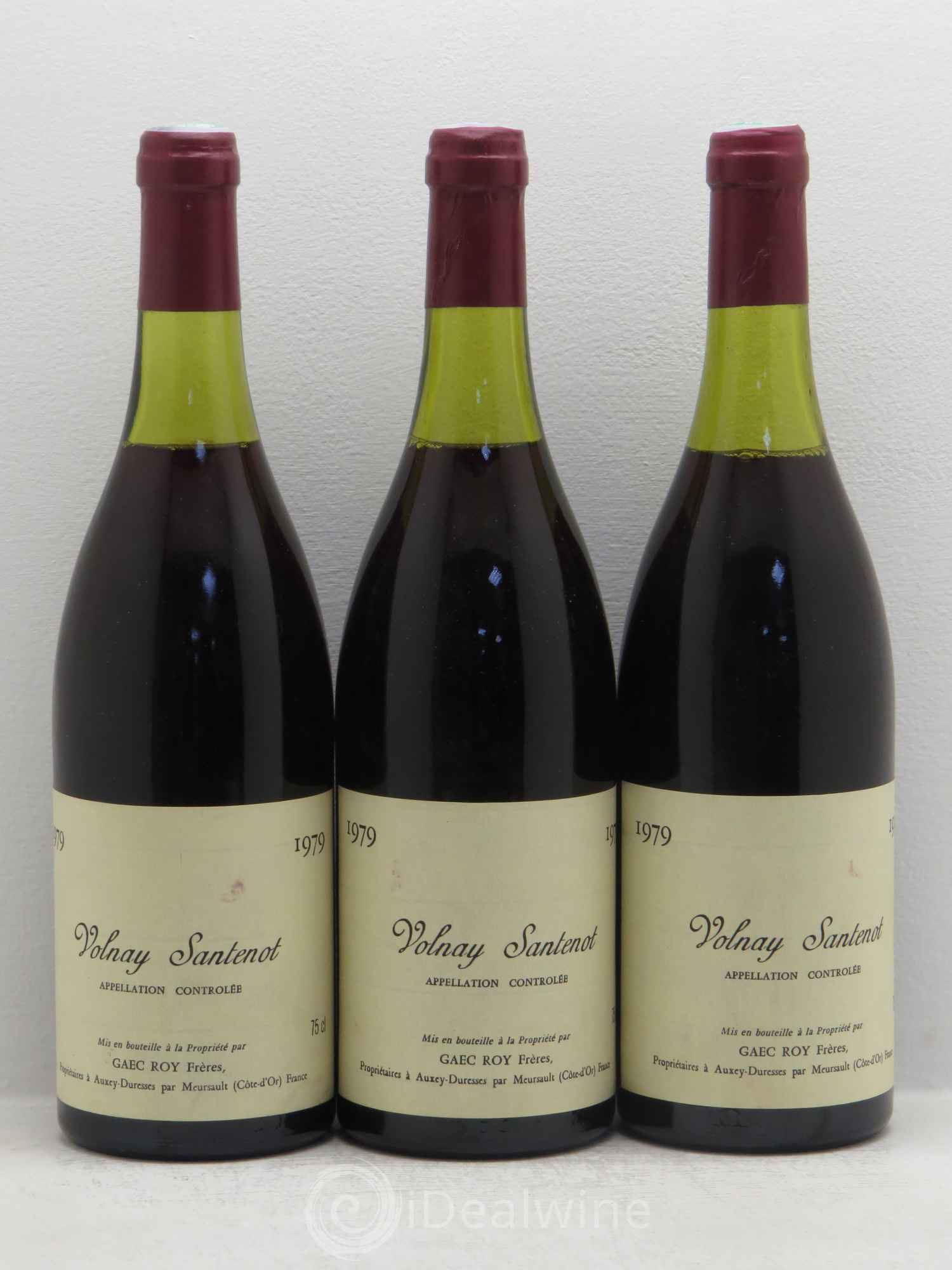 Volnay Santenot - Domaine Roy Frères 1979 - Posten von 3 Flaschen - 0