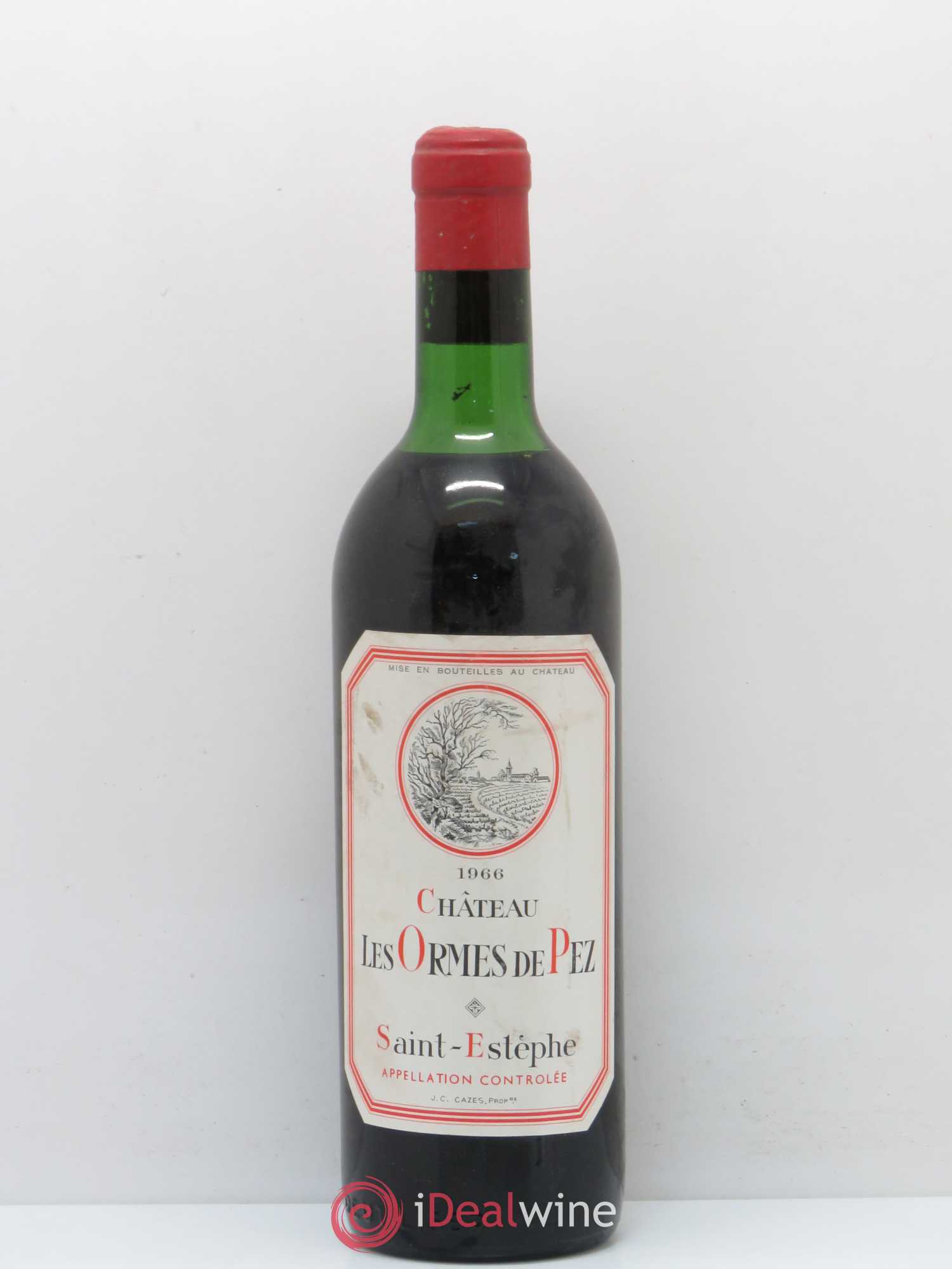 Château les Ormes de Pez (sans prix de réserve) 1966 - Lot de 1 bouteille - 0