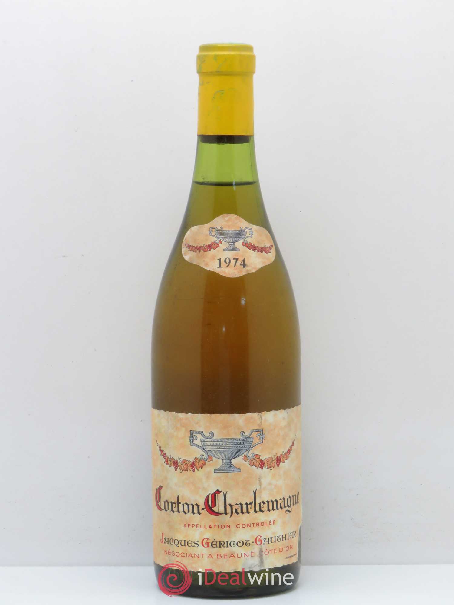 Corton-Charlemagne Grand Cru Jacques Géricot-Gauthier (sans prix de réserve) 1974 - Posten von 1 Flasche - 0
