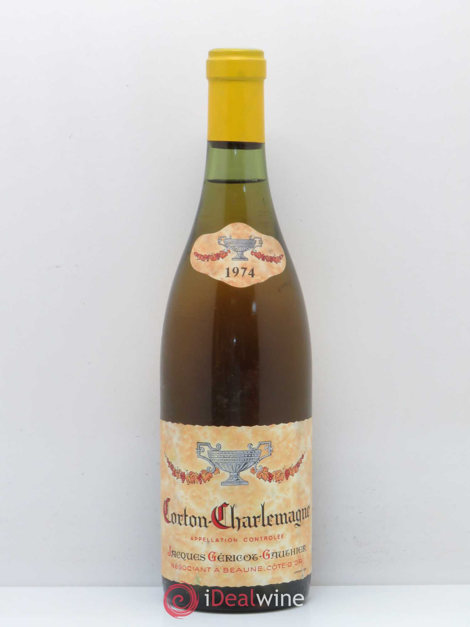 Corton-Charlemagne Grand Cru Jacques Géricot-Gauthier (sans prix de réserve) 1974 - Posten von 1 Flasche - 0