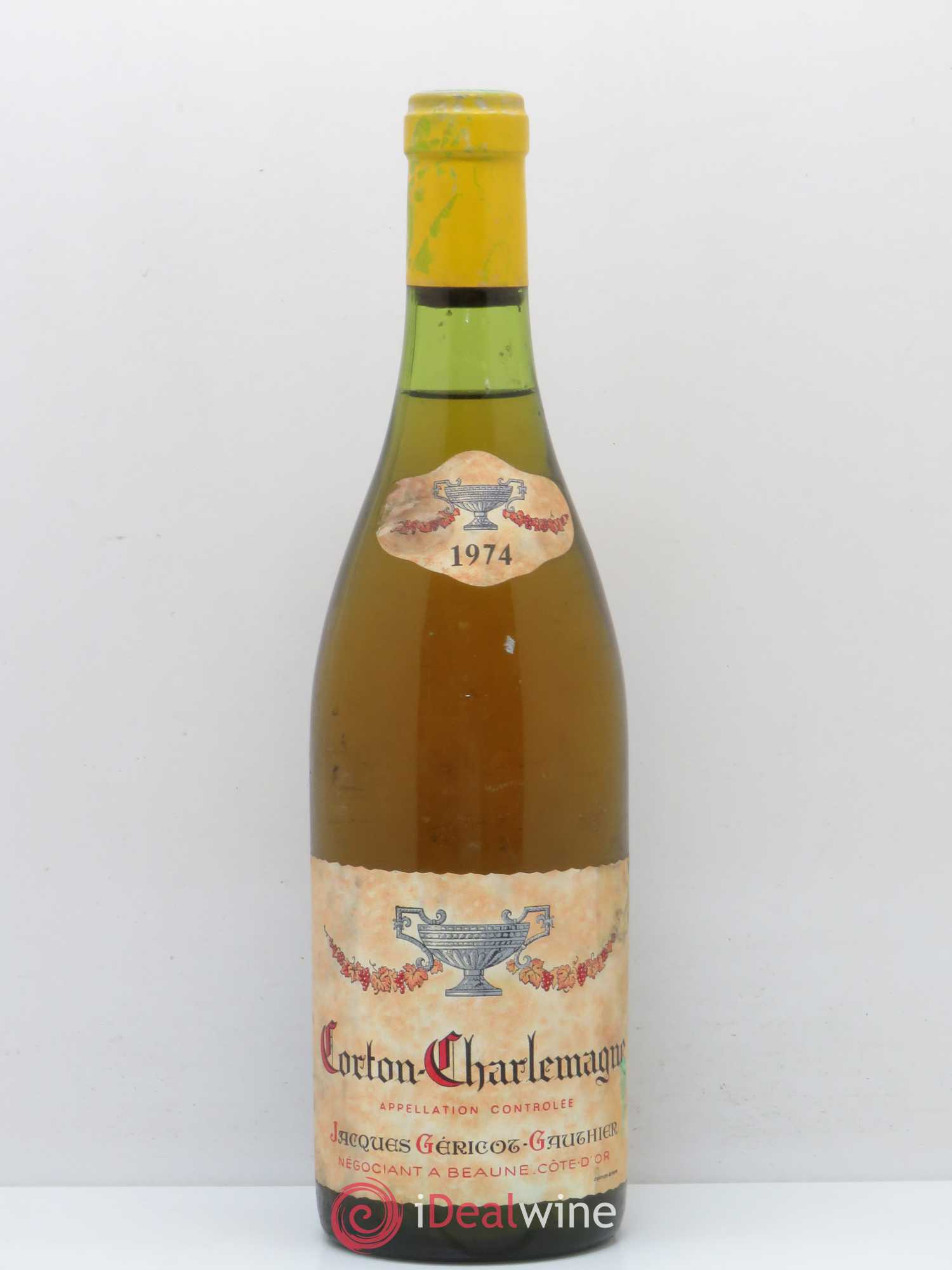 Corton-Charlemagne Grand Cru Jacques Géricot-Gauthier (sans prix de réserve) 1974 - Posten von 1 Flasche - 0