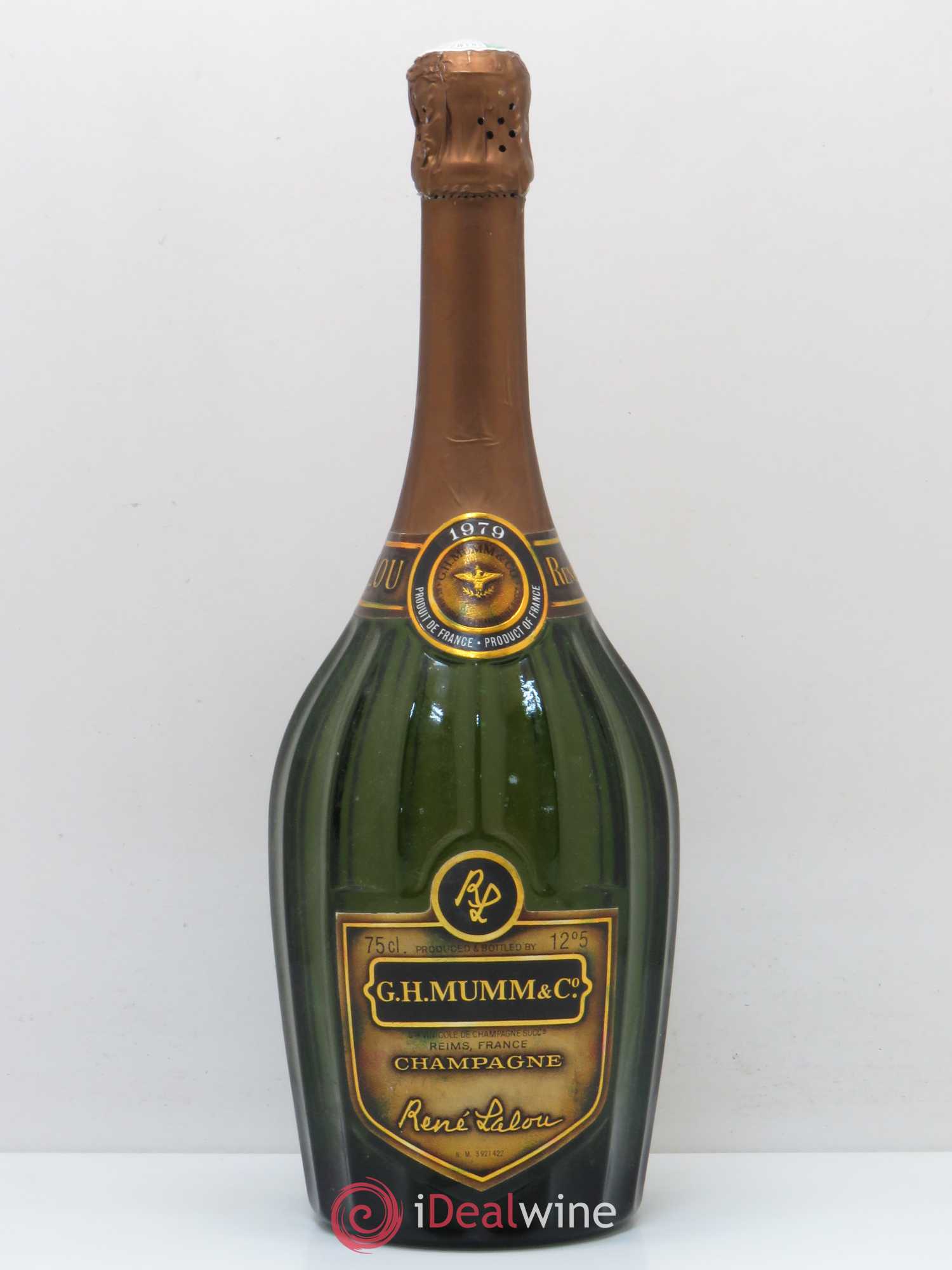 René Lalou Mumm (sans prix de réserve) 1979 - Lot de 1 bouteille - 0