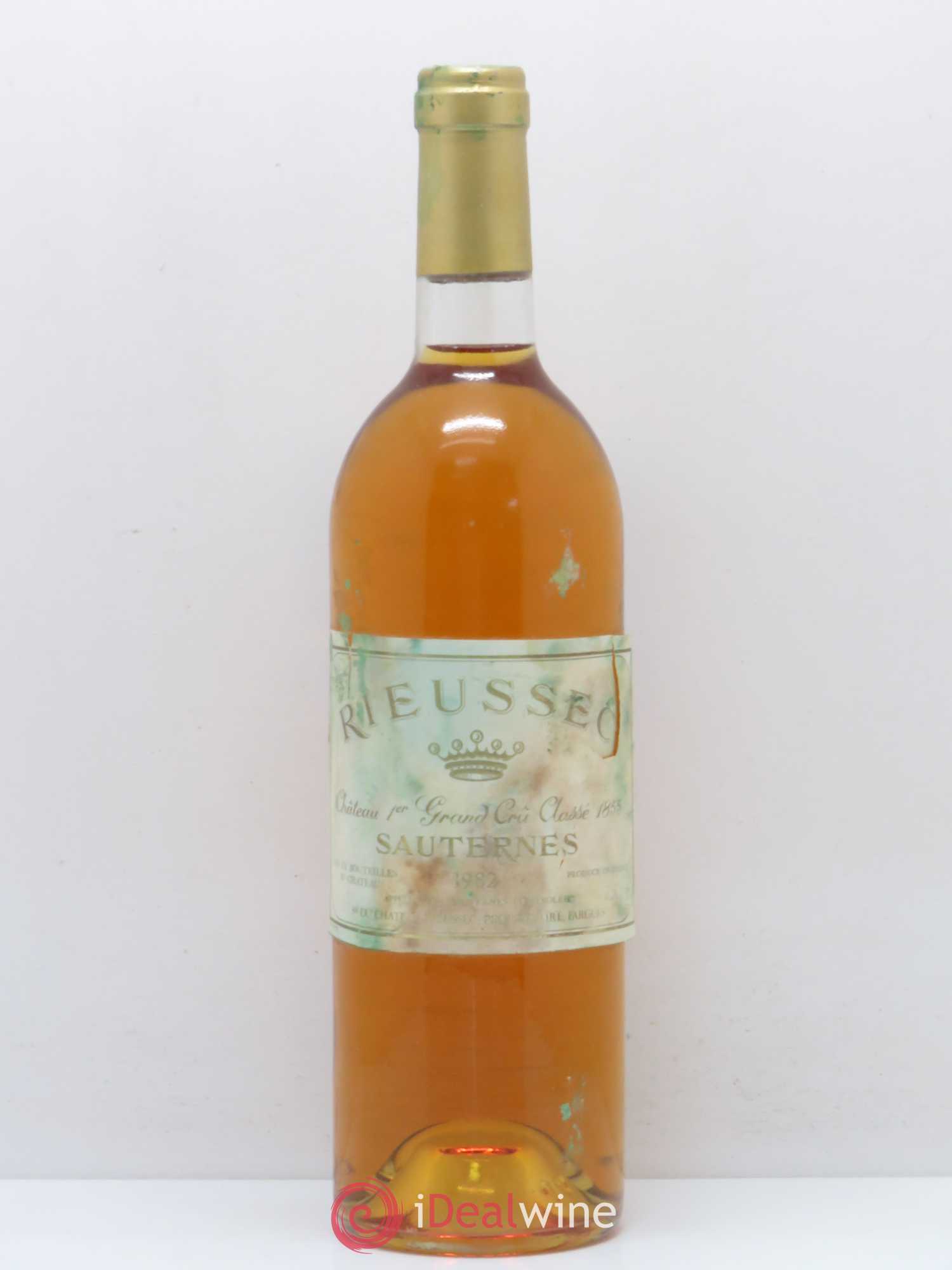 Château Rieussec 1er Grand Cru Classé (sans prix de réserve) 1982 - Lot de 1 bouteille - 0