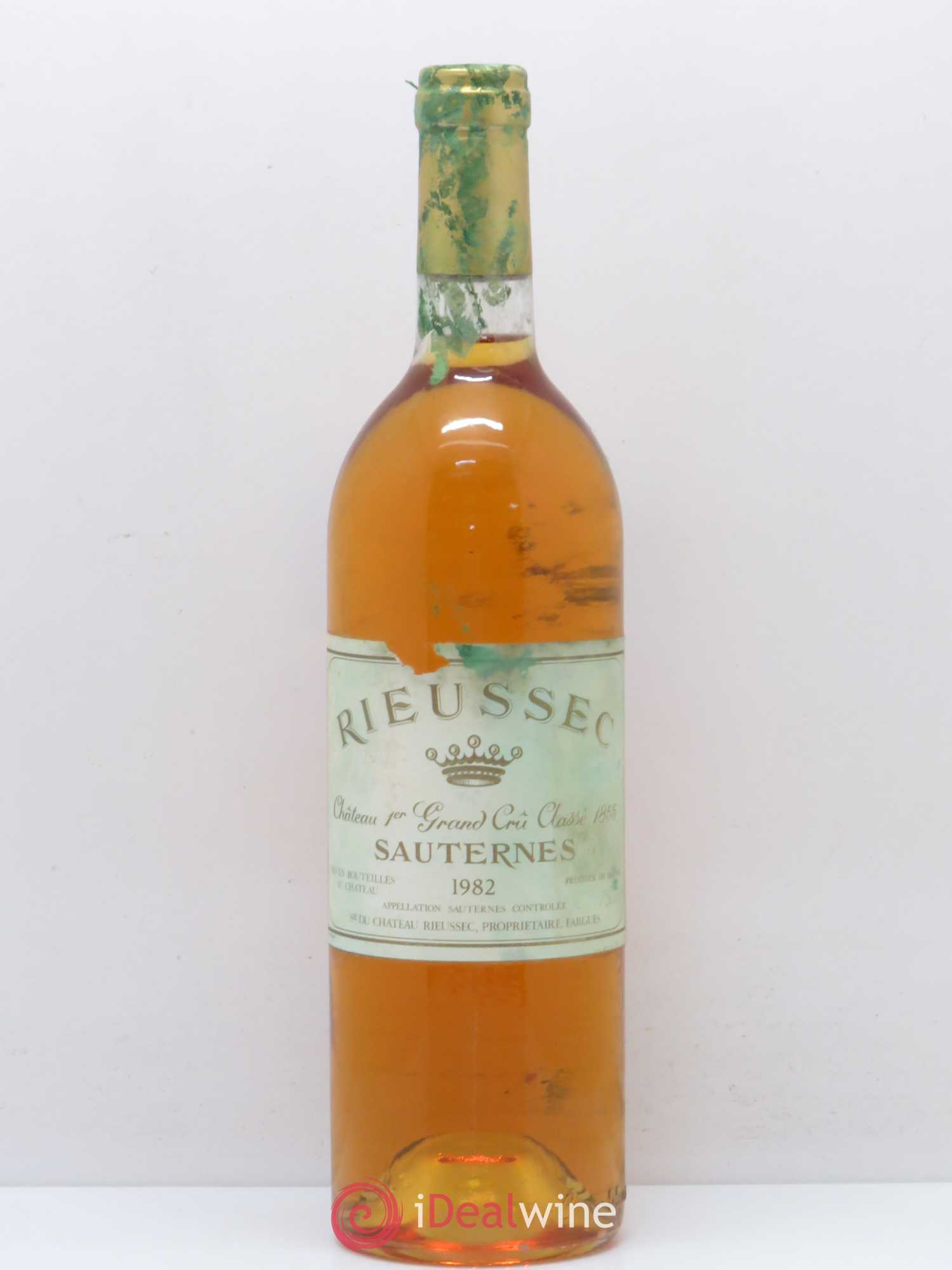 Château Rieussec 1er Grand Cru Classé (senza prezzo di riserva) 1982 - Lotto di 1 bottiglia - 0