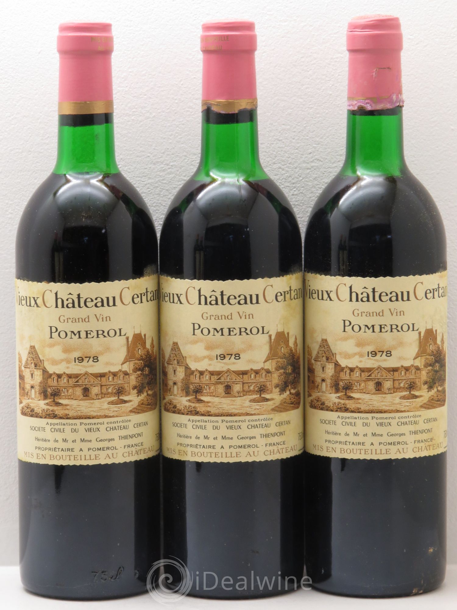 Vieux Château Certan 1978 - Lot de 12 bouteilles - 1