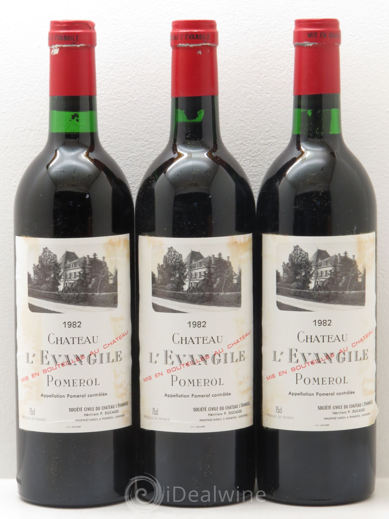 Château l' Évangile 1982 - Lot de 12 bouteilles - 1