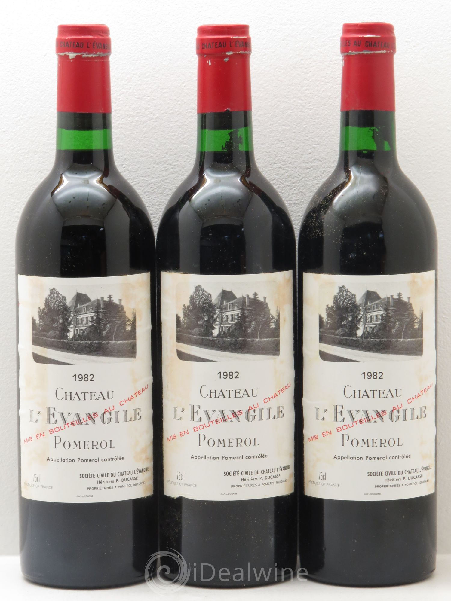Château l' Évangile 1982 - Lot de 12 bouteilles - 4