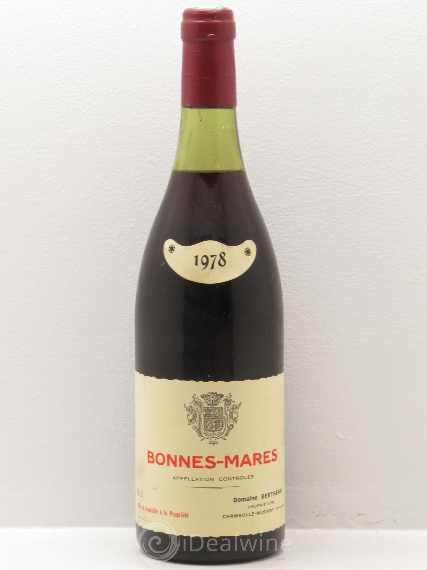 Bonnes-Mares Grand Cru Domaine Bertheau 1978 - Lot de 1 bouteille - 0