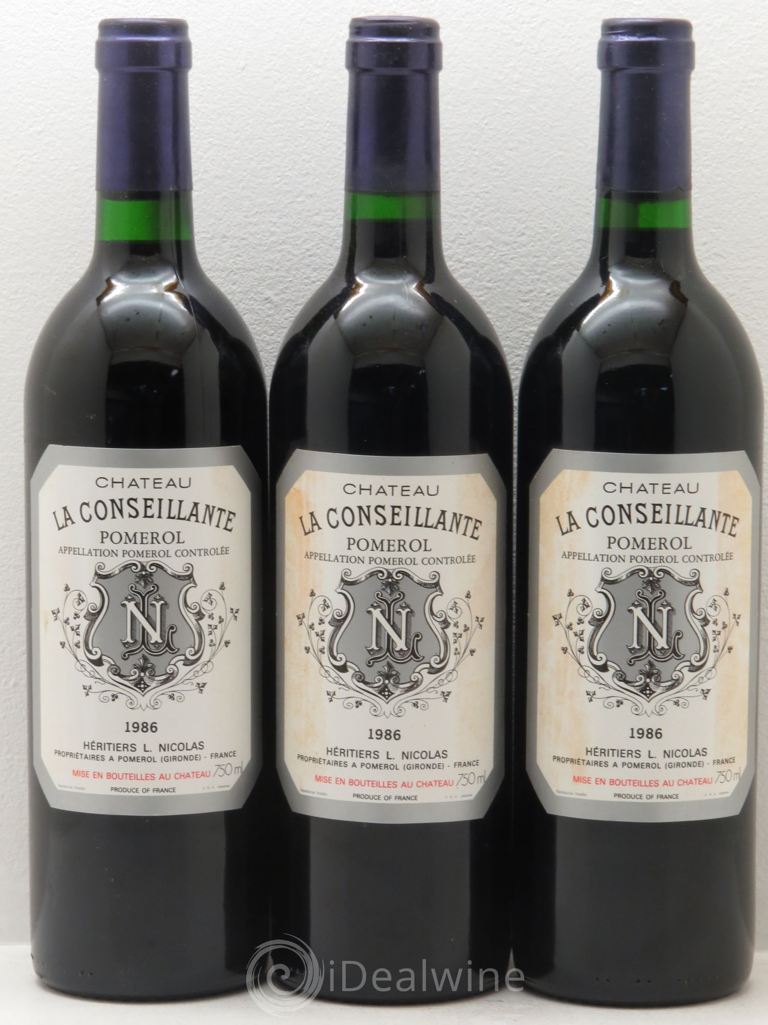 Château la Conseillante 1986 - Lot de 12 bouteilles - 2