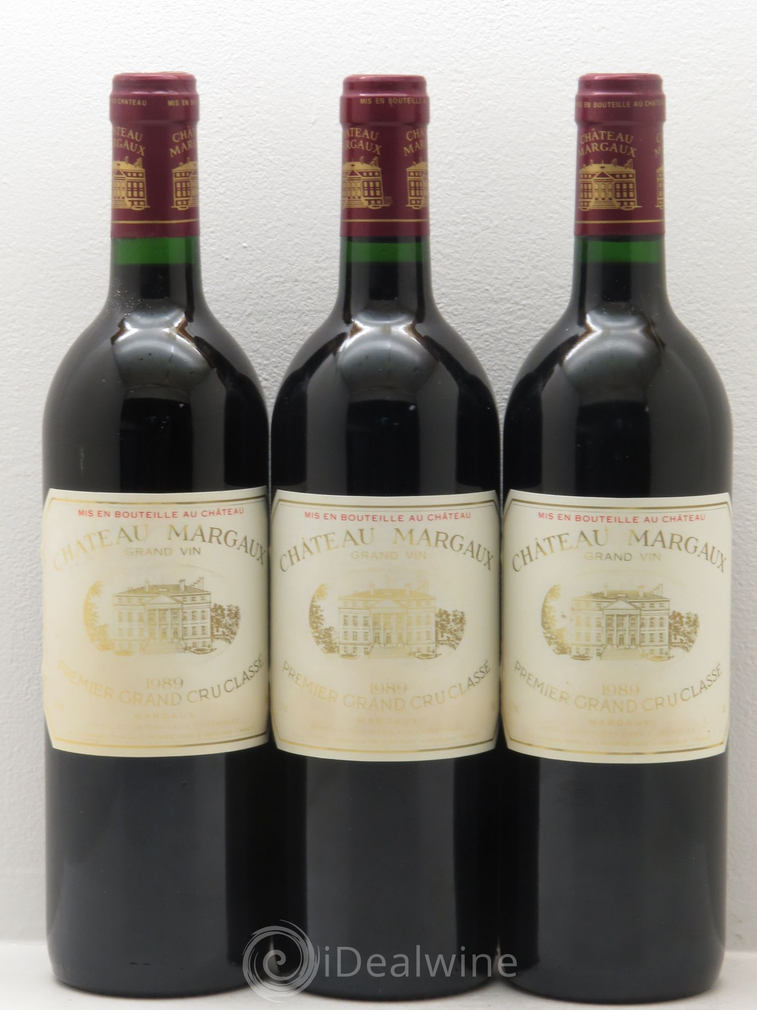 Château Margaux 1er Grand Cru Classé 1989 - Lot de 12 bouteilles - 1