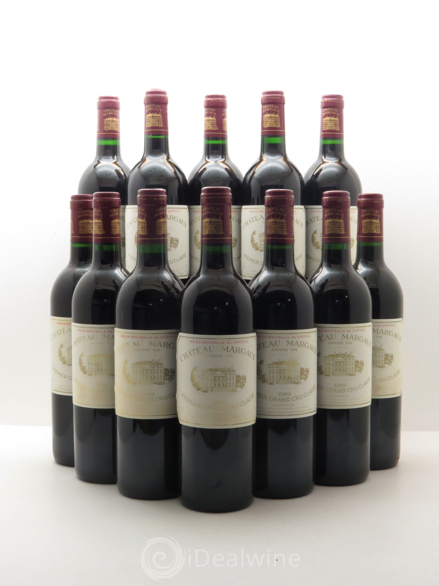 Château Margaux 1er Grand Cru Classé 1989 - Lot de 12 bouteilles - 0