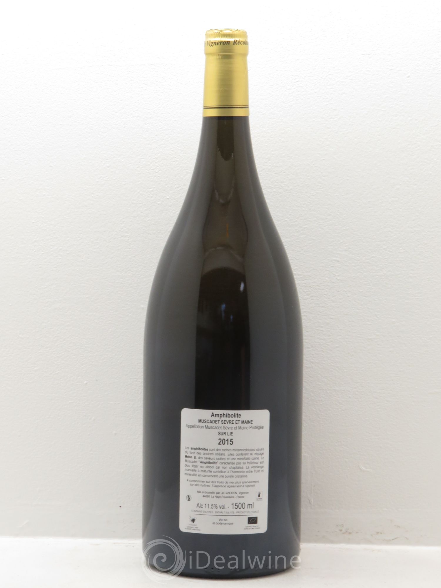 Muscadet-Sèvre-et-Maine Amphibolite Jo Landron 2015 - Lot de 1 magnum - 1