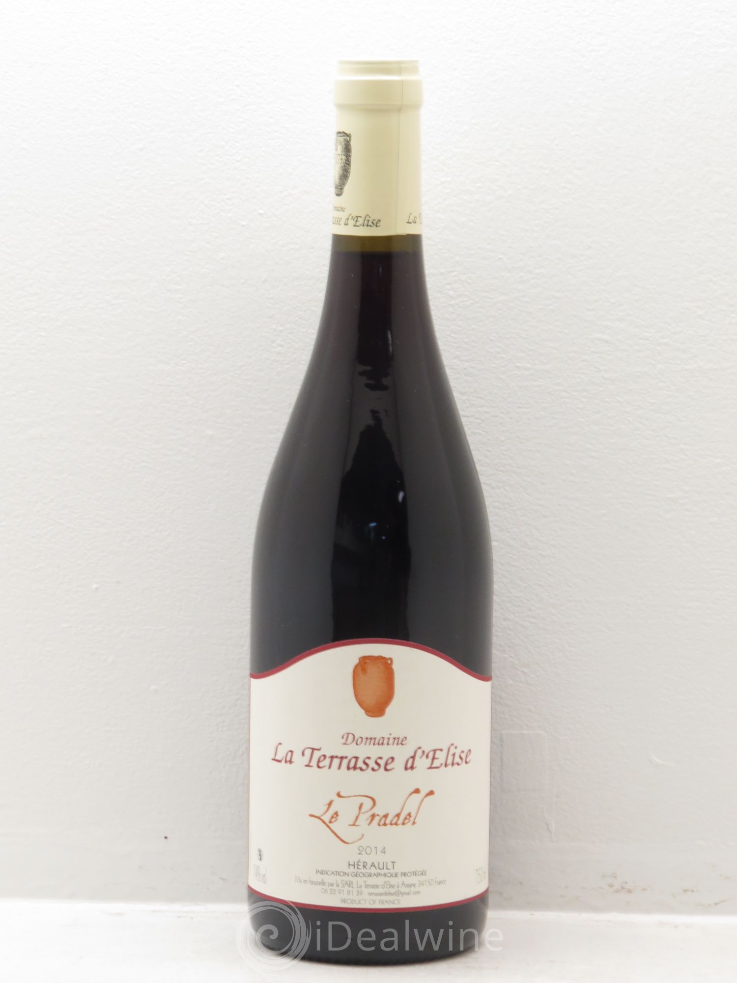 Pays d'Hérault Le Pradel Terrasse d'Elise (Domaine de la) 2014 - Lot de 1 bouteille - 0