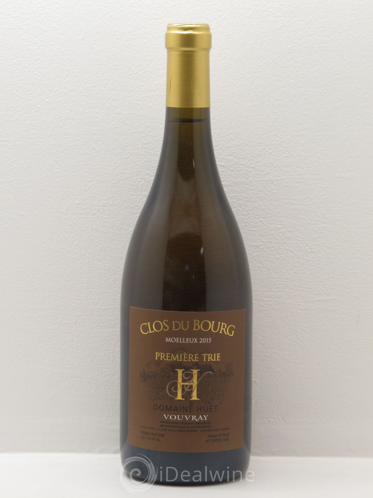 Vouvray Clos du Bourg Moelleux Domaine Huet 2015 - Lotto di 1 bottiglia - 0