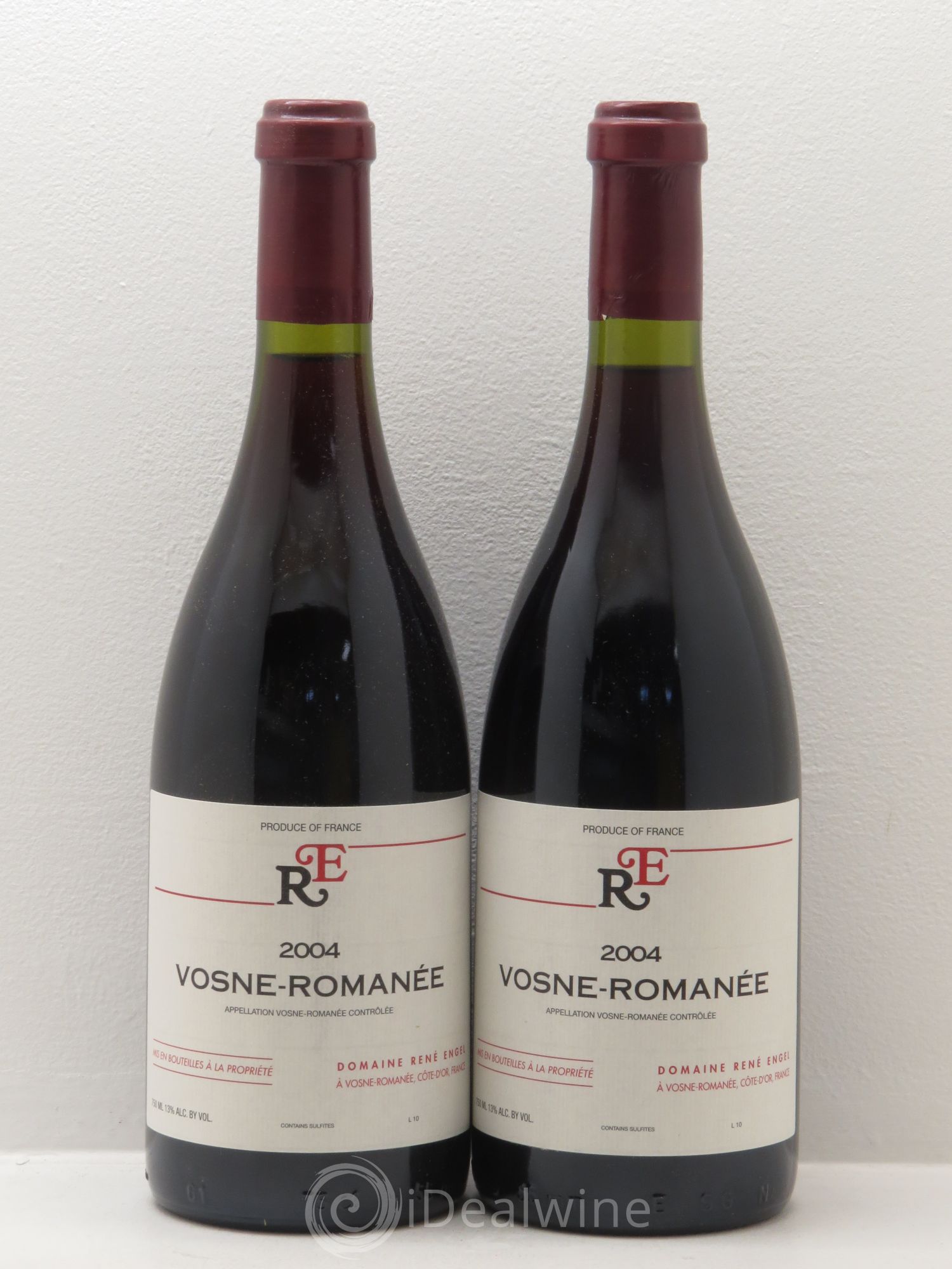 Vosne-Romanée Domaine René Engel - Domaine Eugénie 2004 - Lot de 2 bouteilles - 0