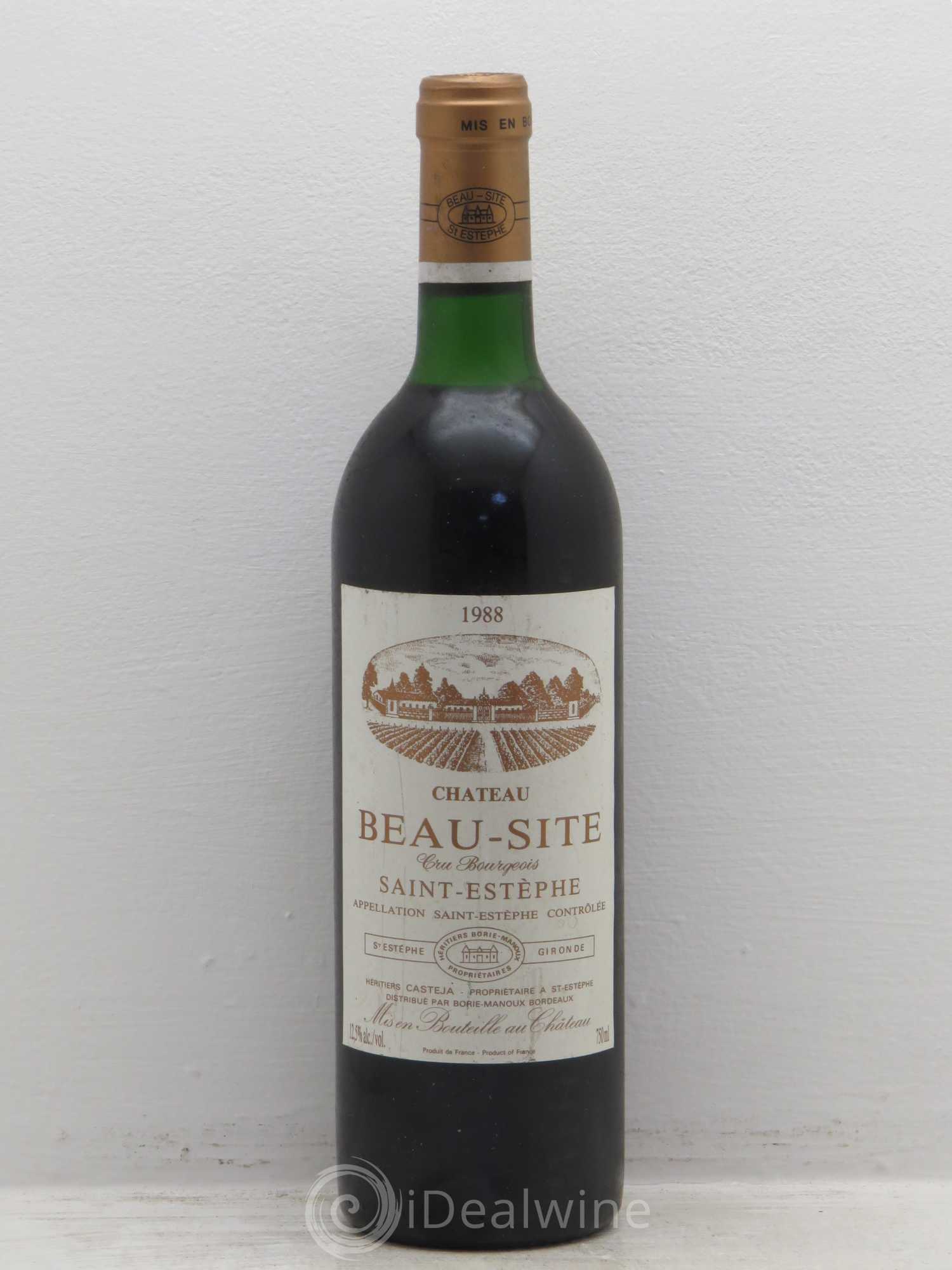 Château Beau Site Cru Bourgeois 1988 - Lot de 1 bouteille - 0
