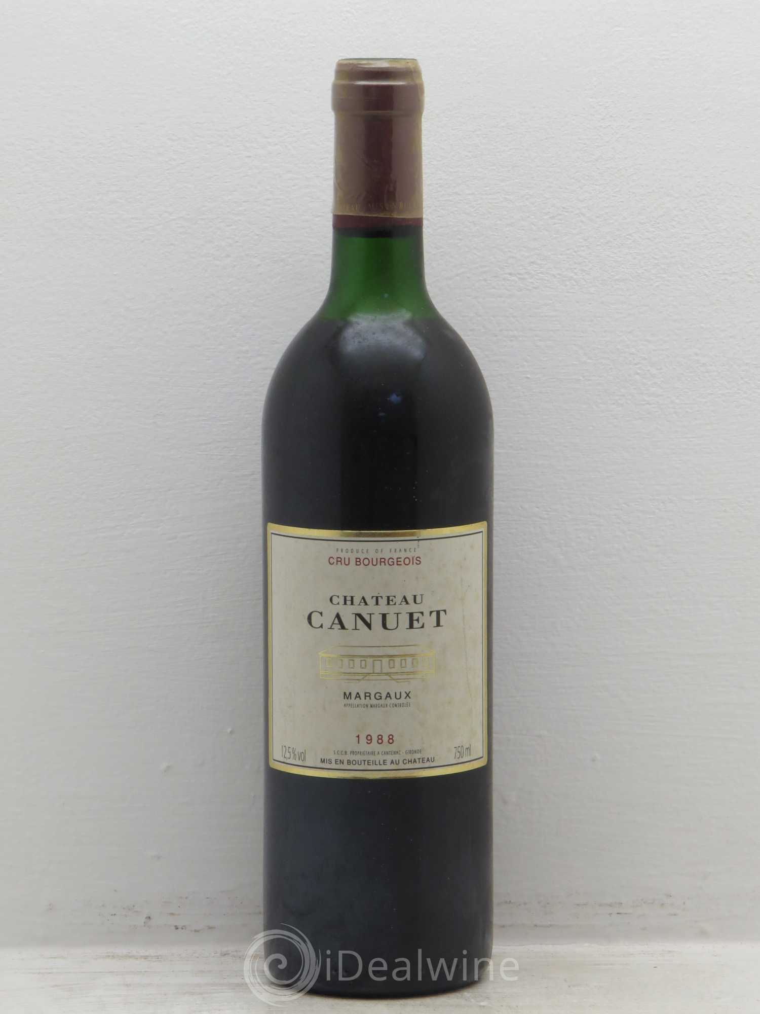 Château Canuet 1988 - Lot de 6 bouteilles - 0