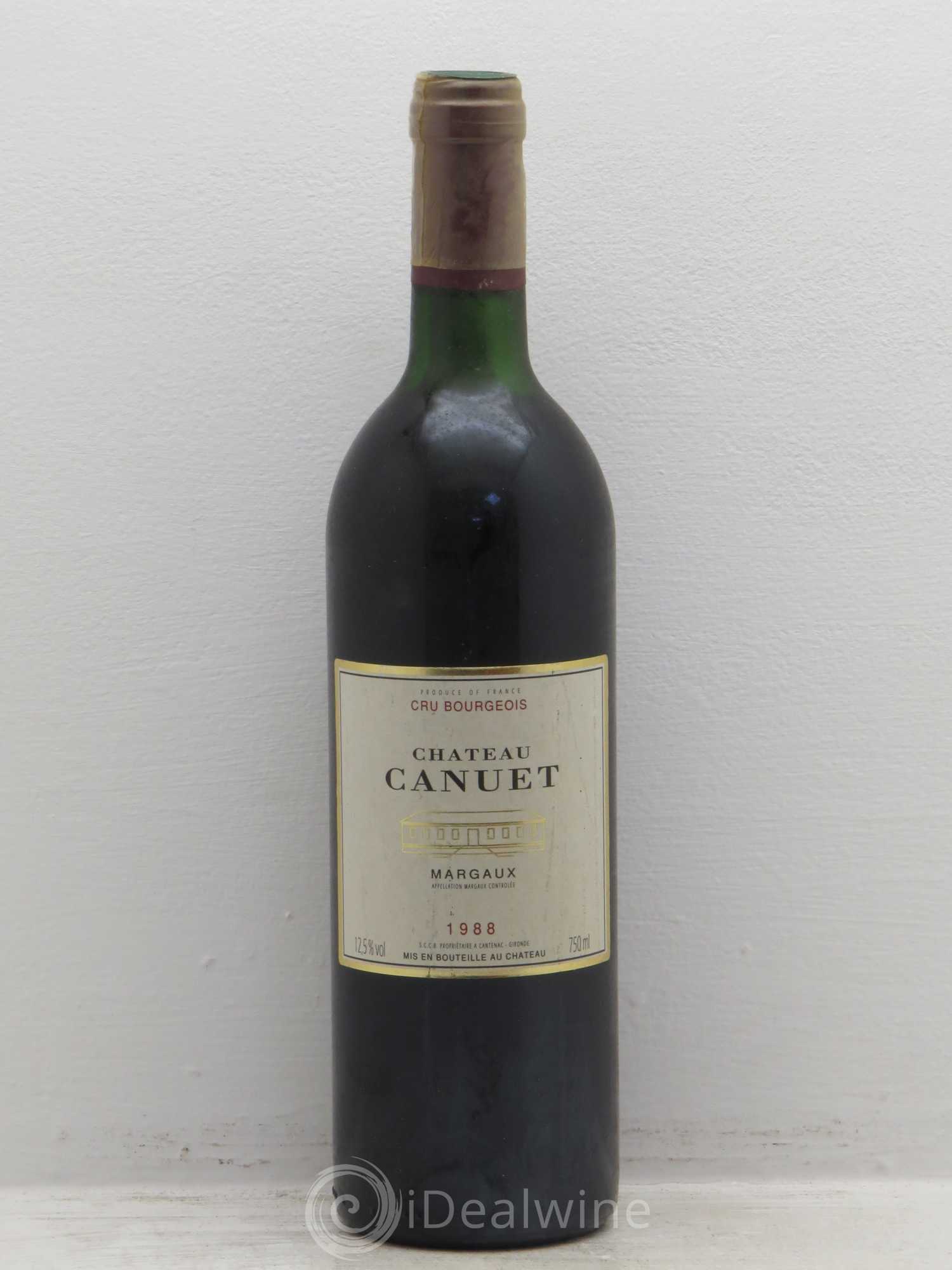 Château Canuet 1988 - Lot de 1 bouteille - 0